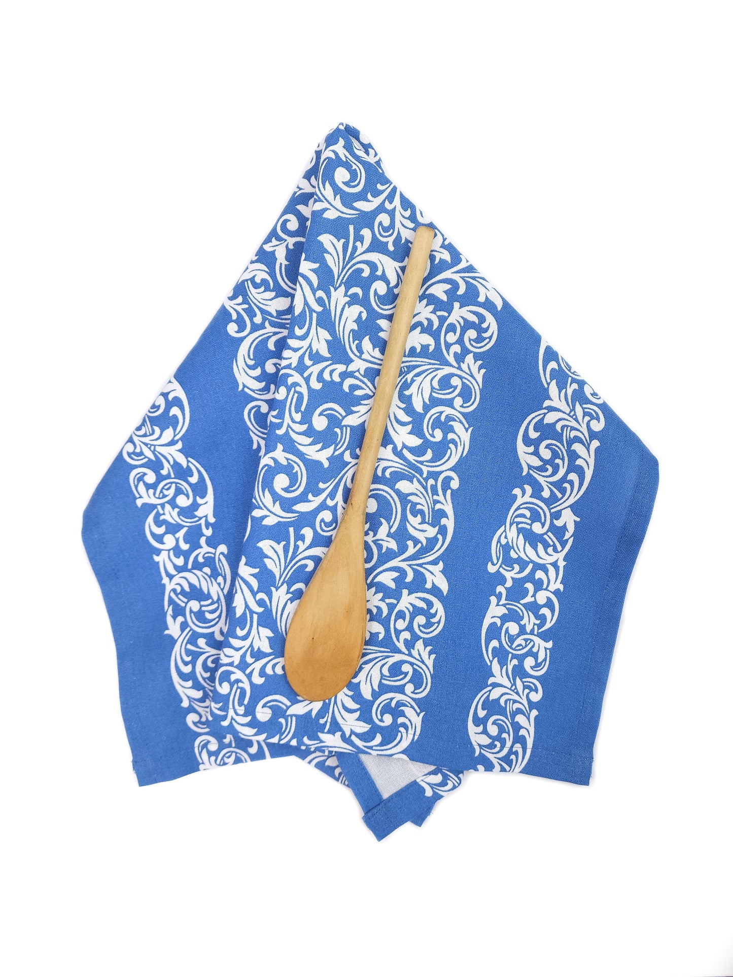 Blue Damask Kitchen Towel