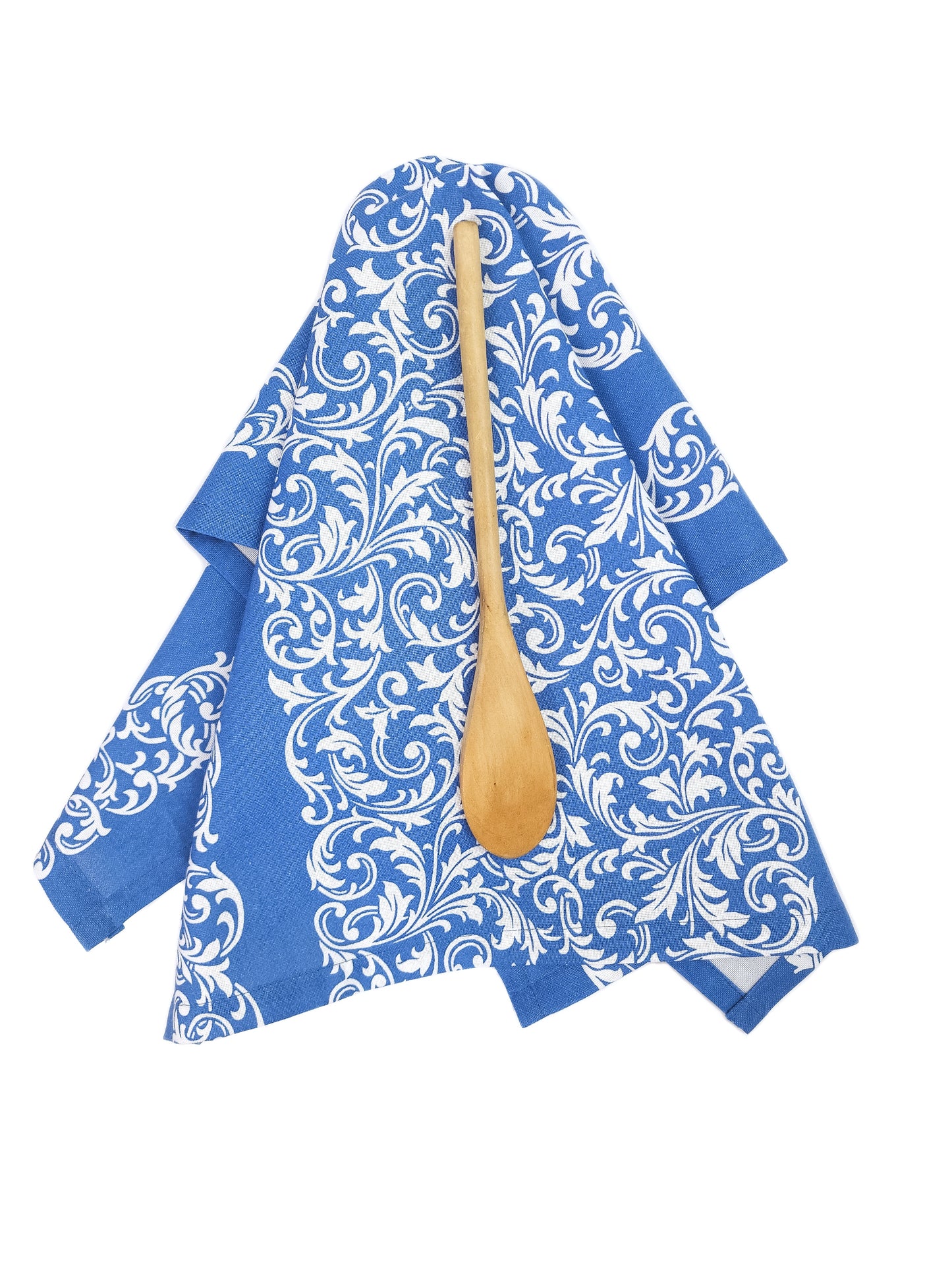 Blue Damask Kitchen Towel
