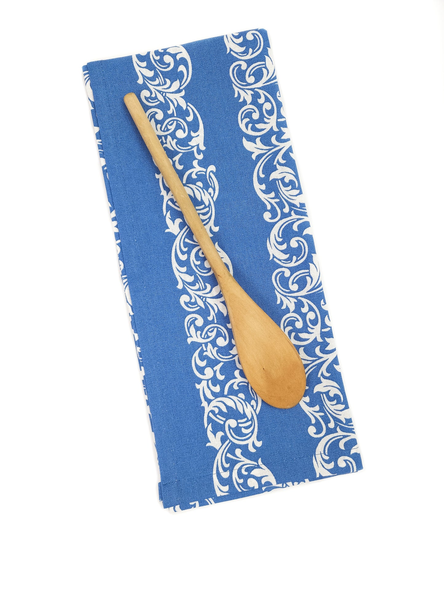 Blue Damask Kitchen Towel