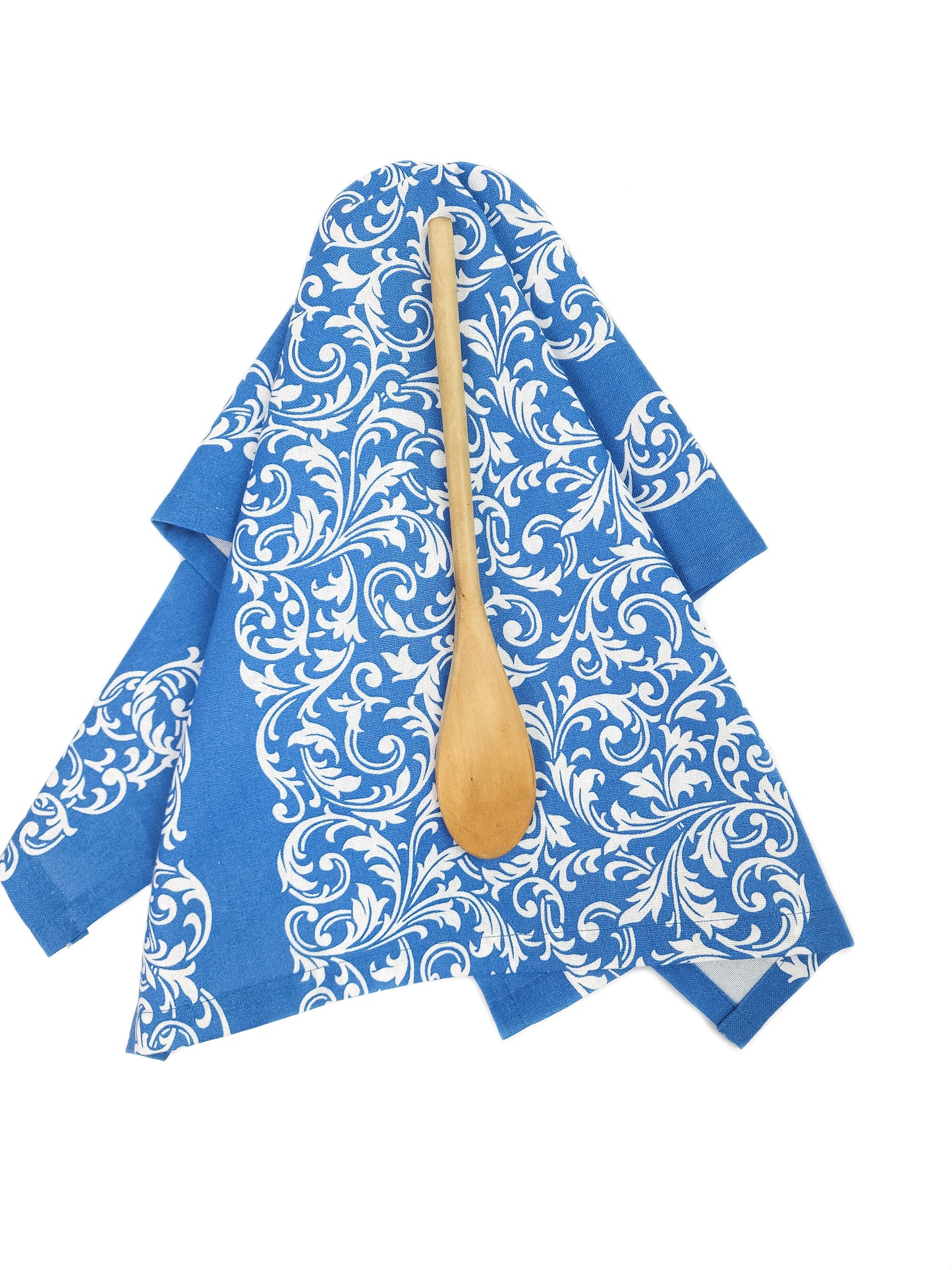 Blue Damask Kitchen Towel