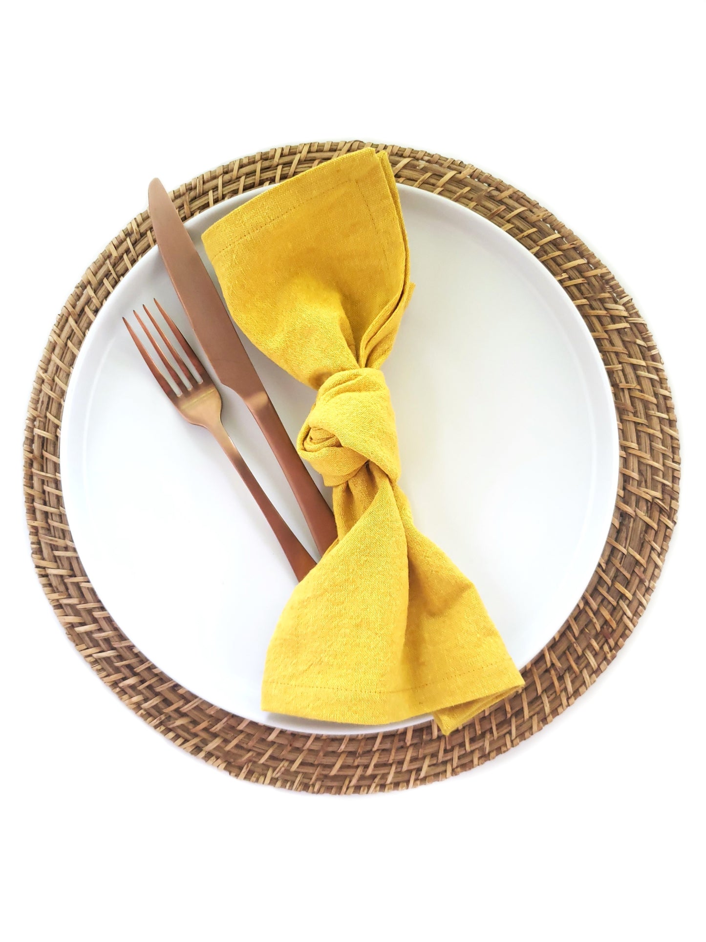 Yellow Linen Napkins