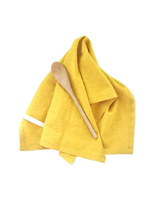 Yellow Linen Towel