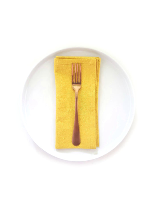 Yellow Linen Napkins