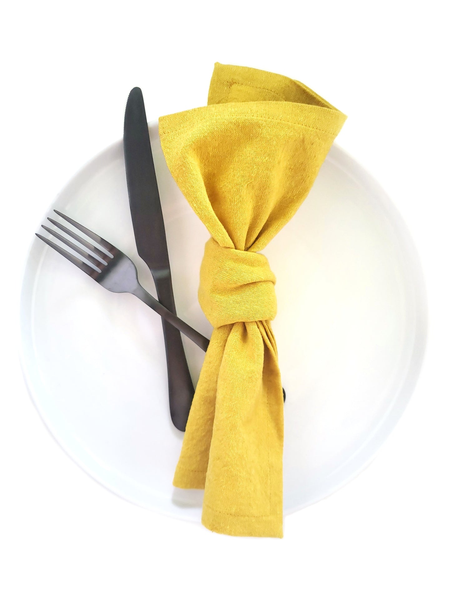 Yellow Linen Napkins