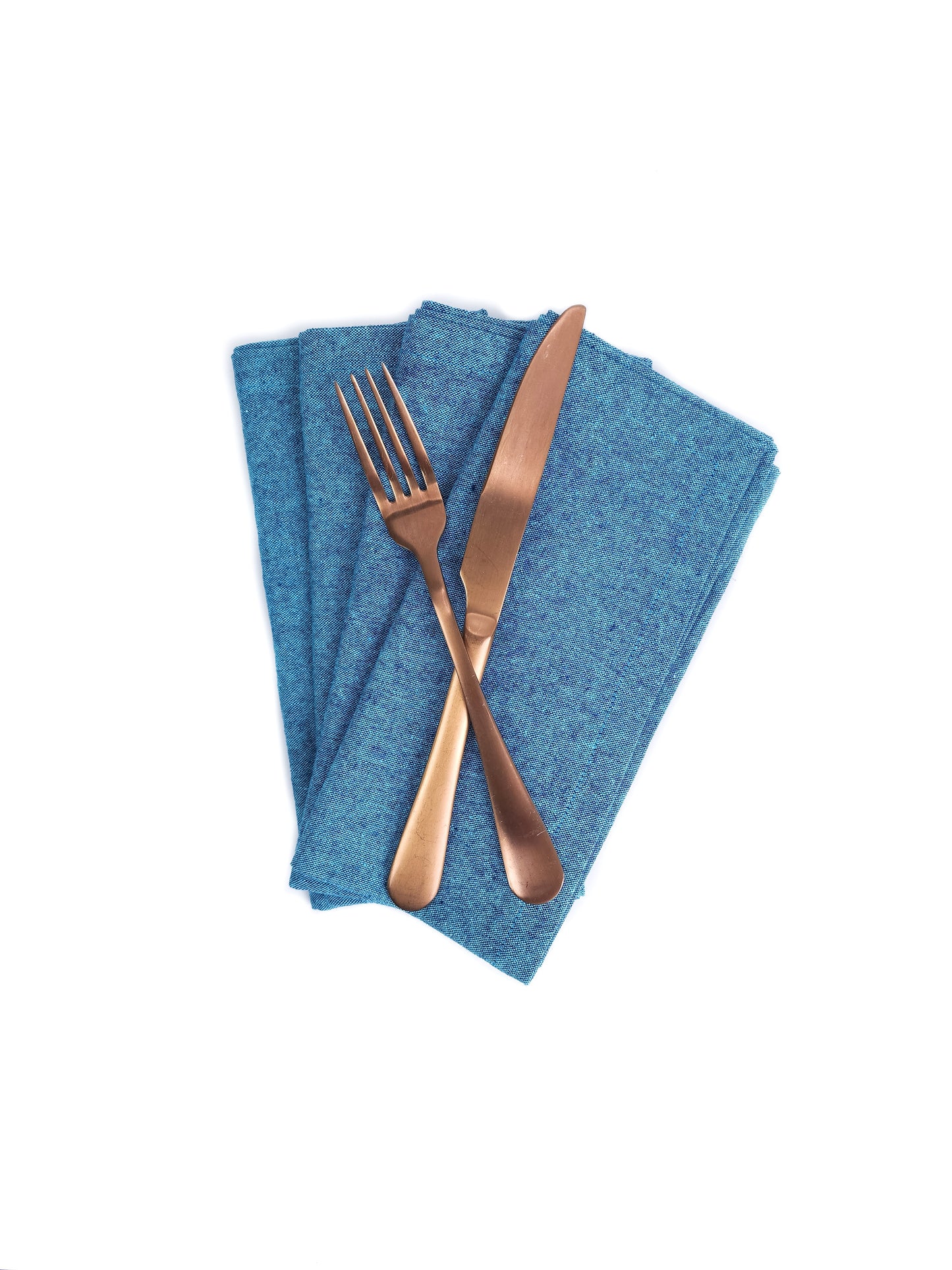 Tumbled Teal Linen Napkins