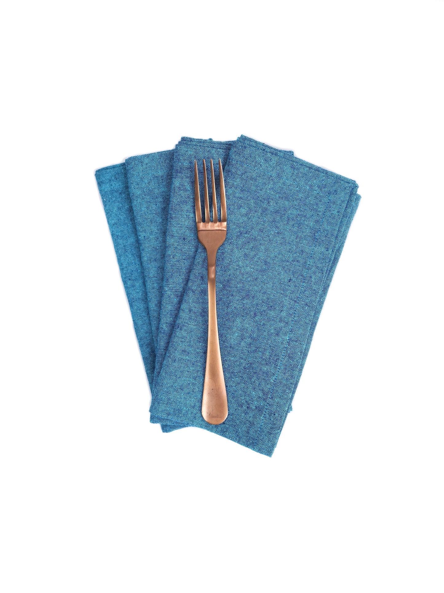 Tumbled Teal Linen Napkins