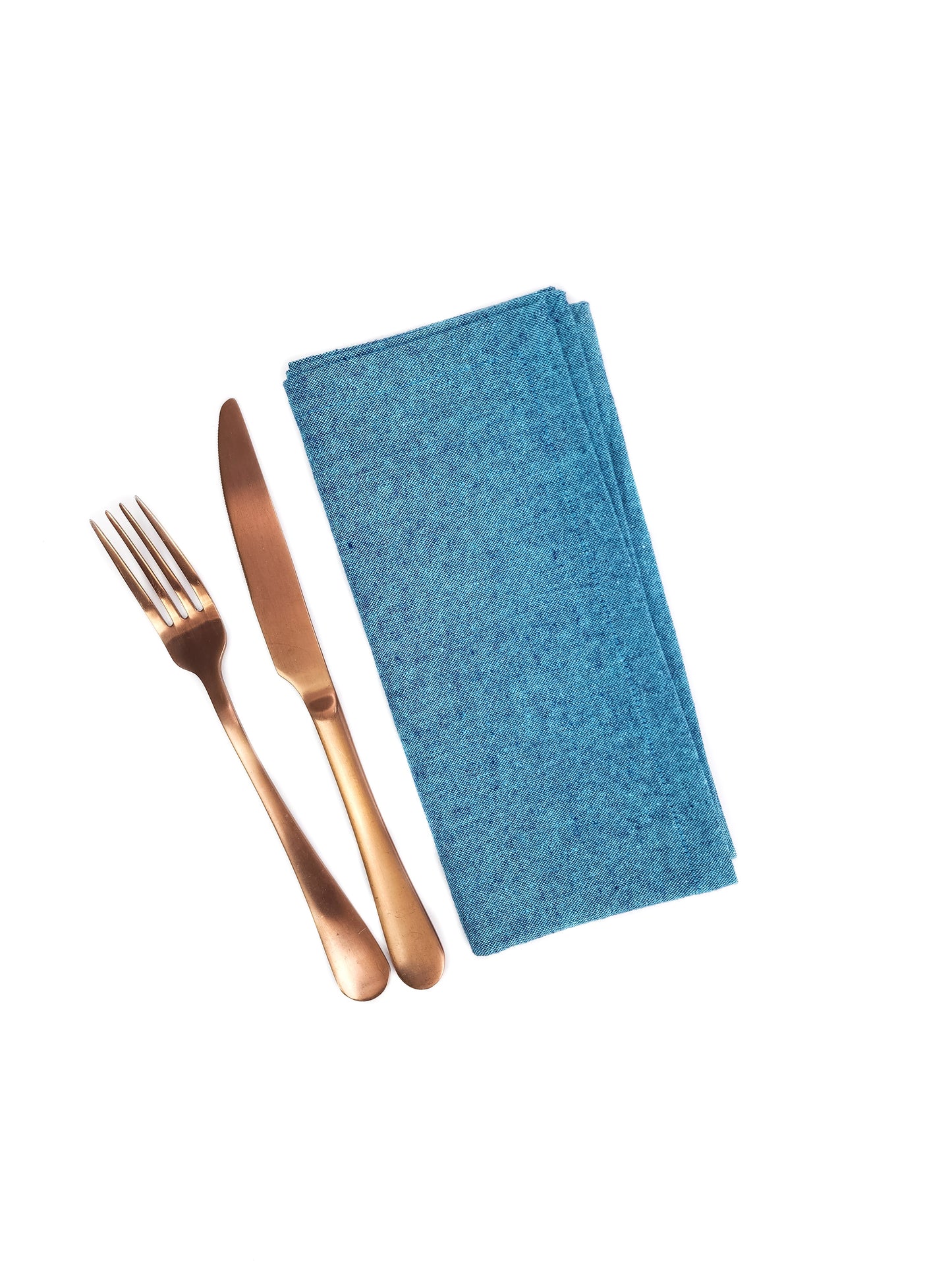 Tumbled Teal Linen Napkins