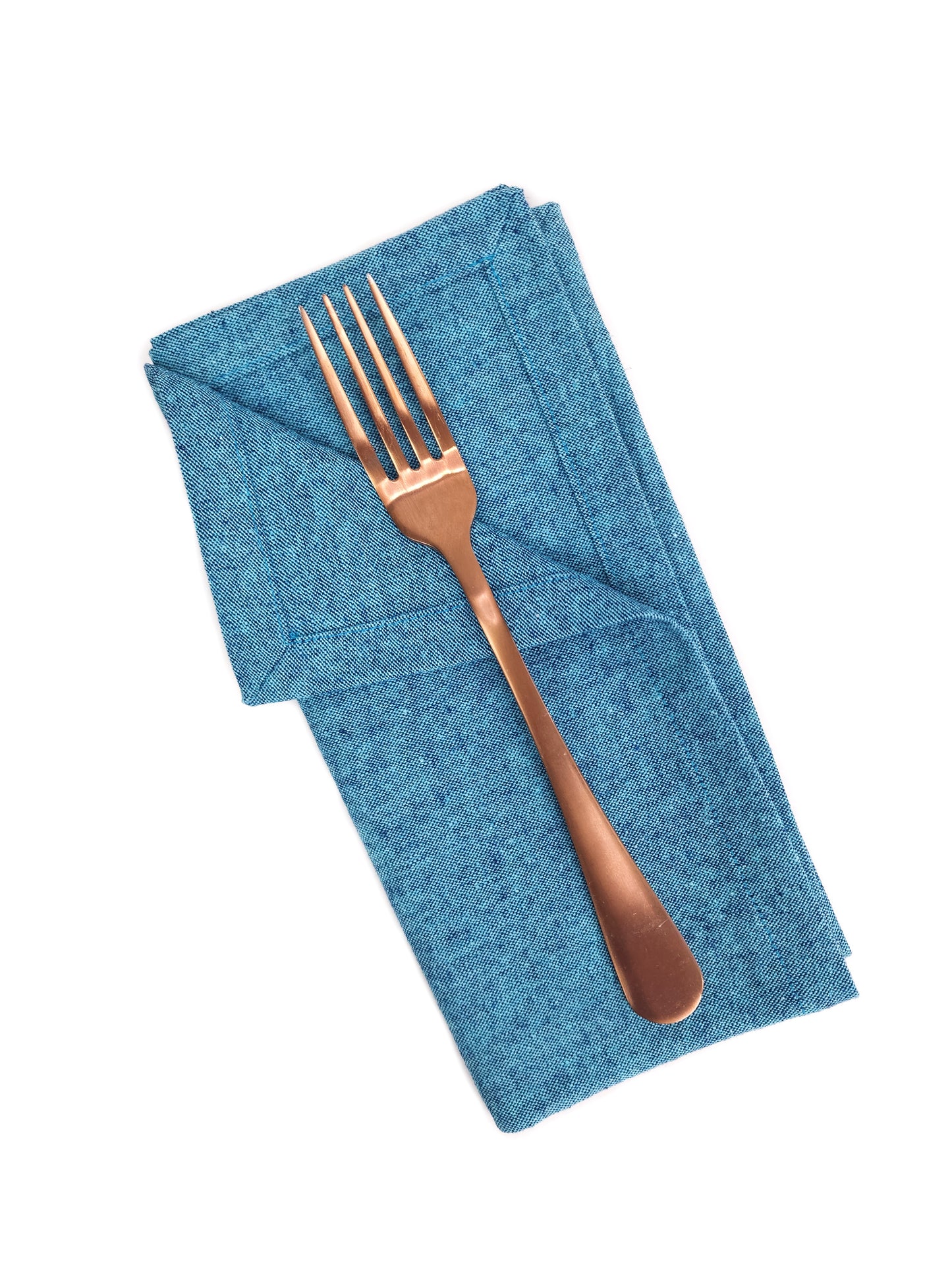 Tumbled Teal Linen Napkins