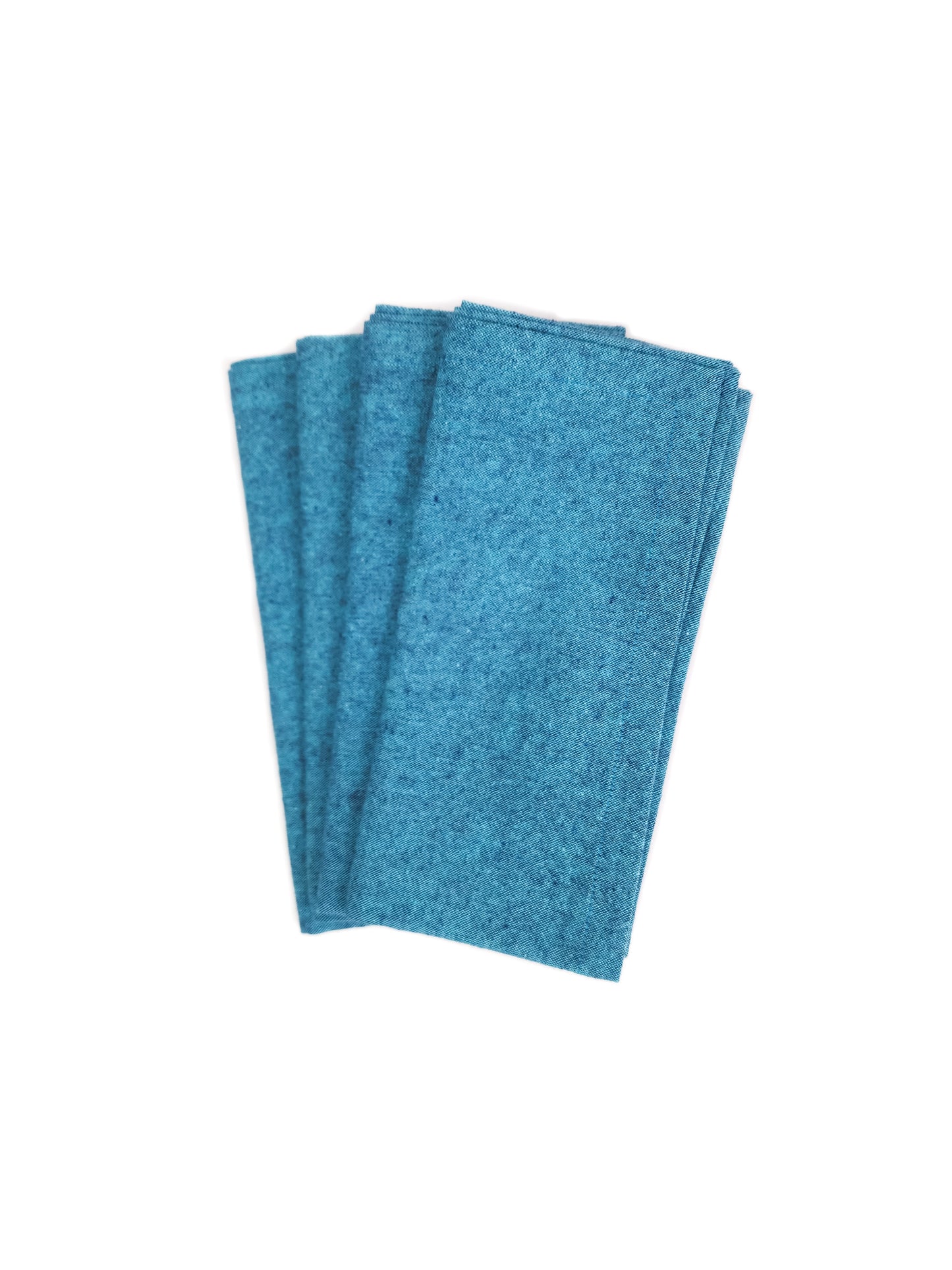 Tumbled Teal Linen Napkins