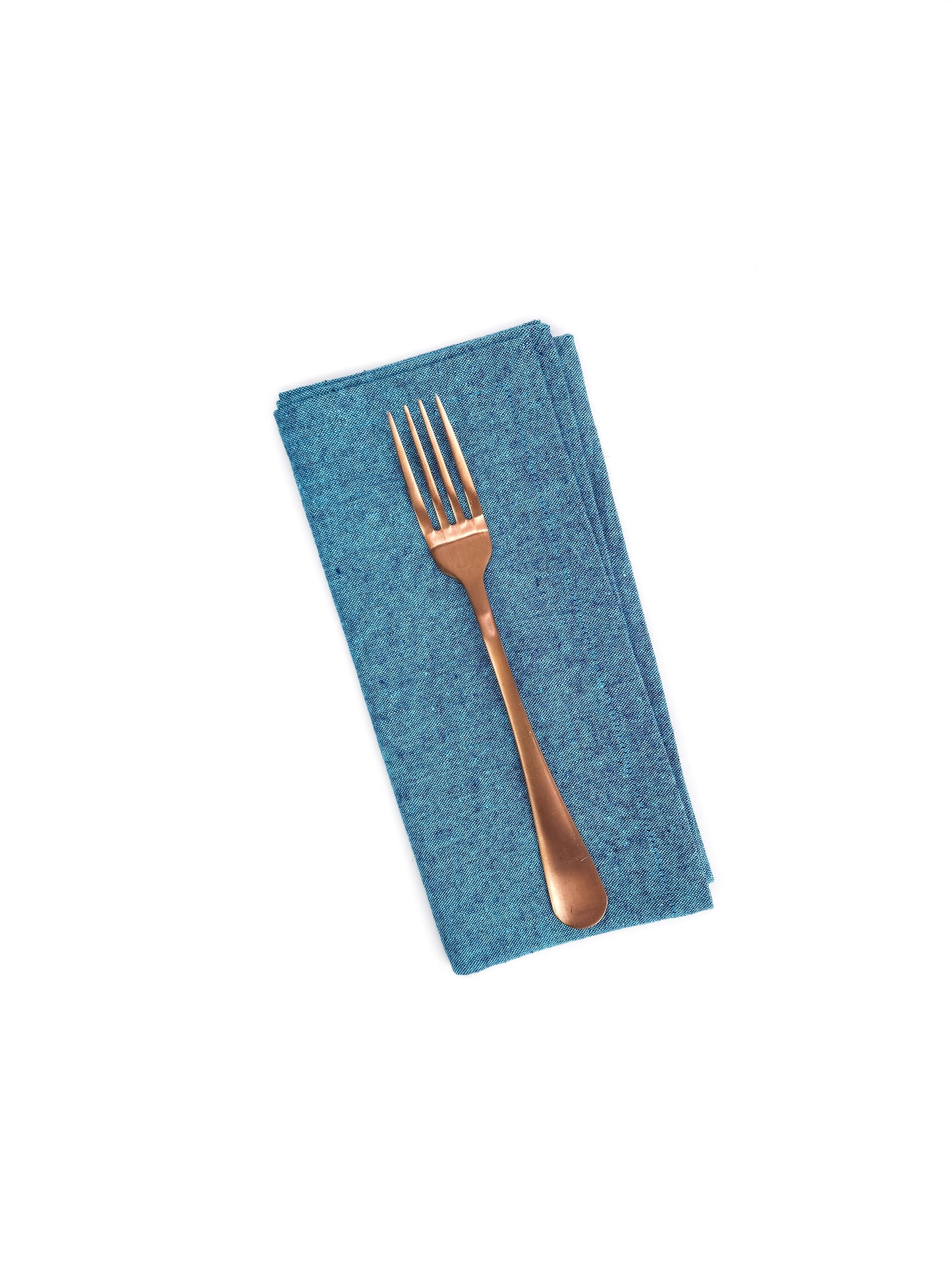 Tumbled Teal Linen Napkins