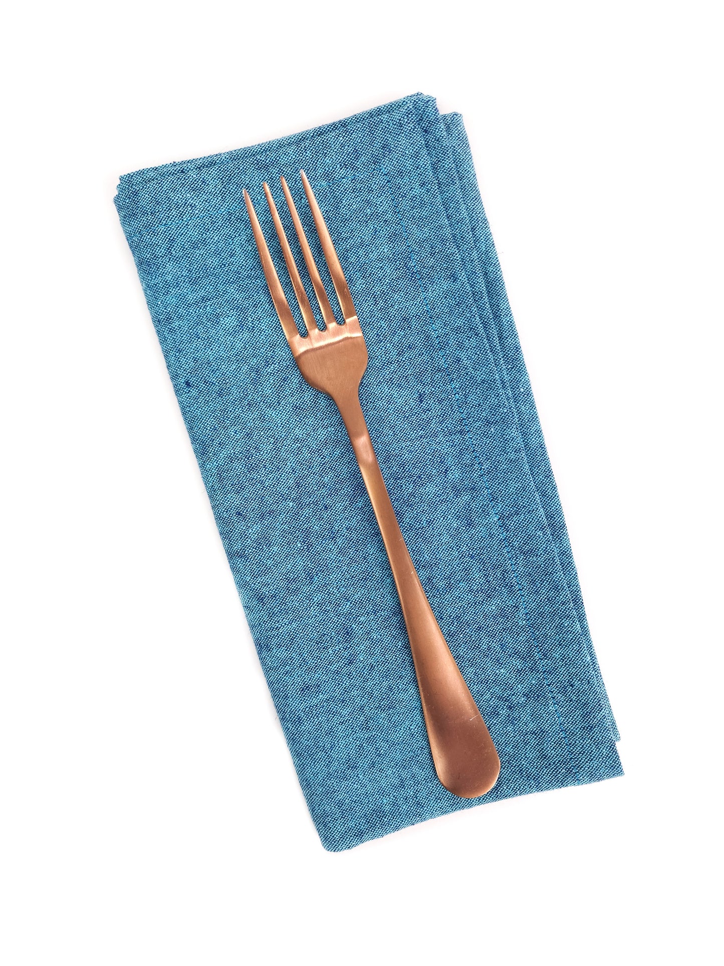 Tumbled Teal Linen Napkins