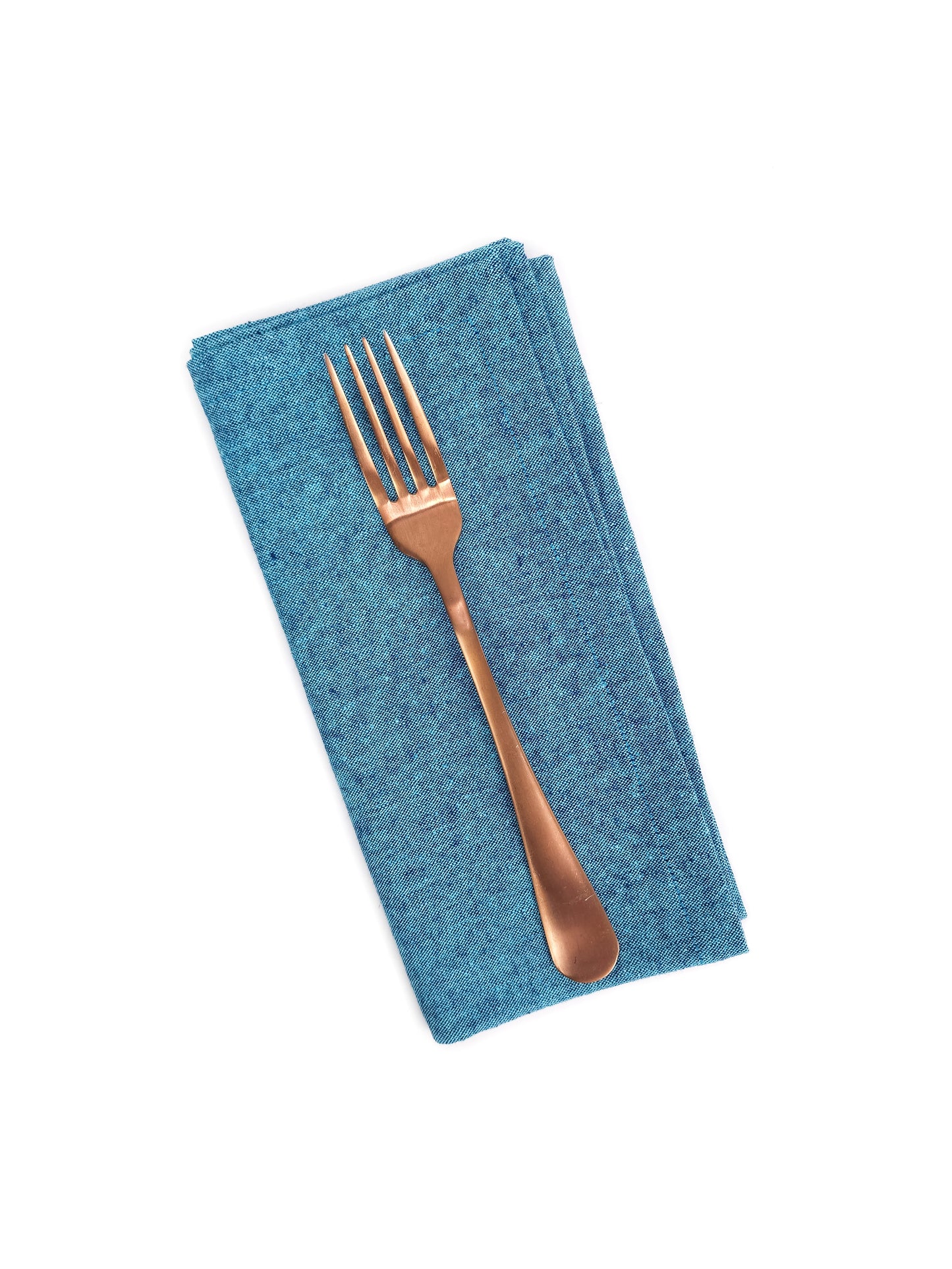 Tumbled Teal Linen Napkins
