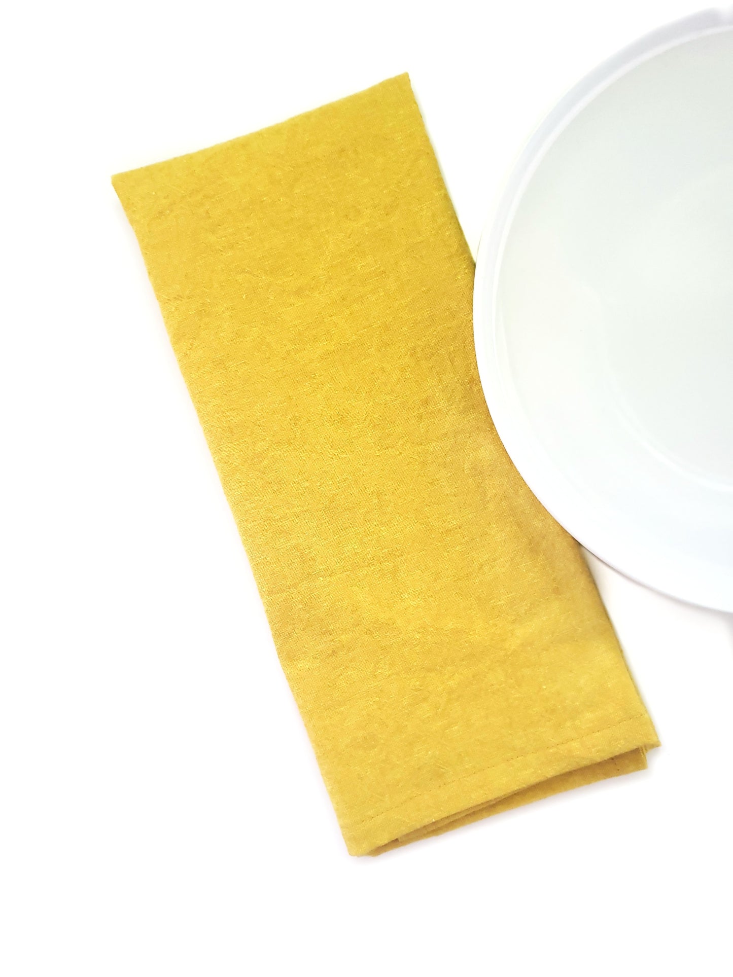 Yellow Linen Towel