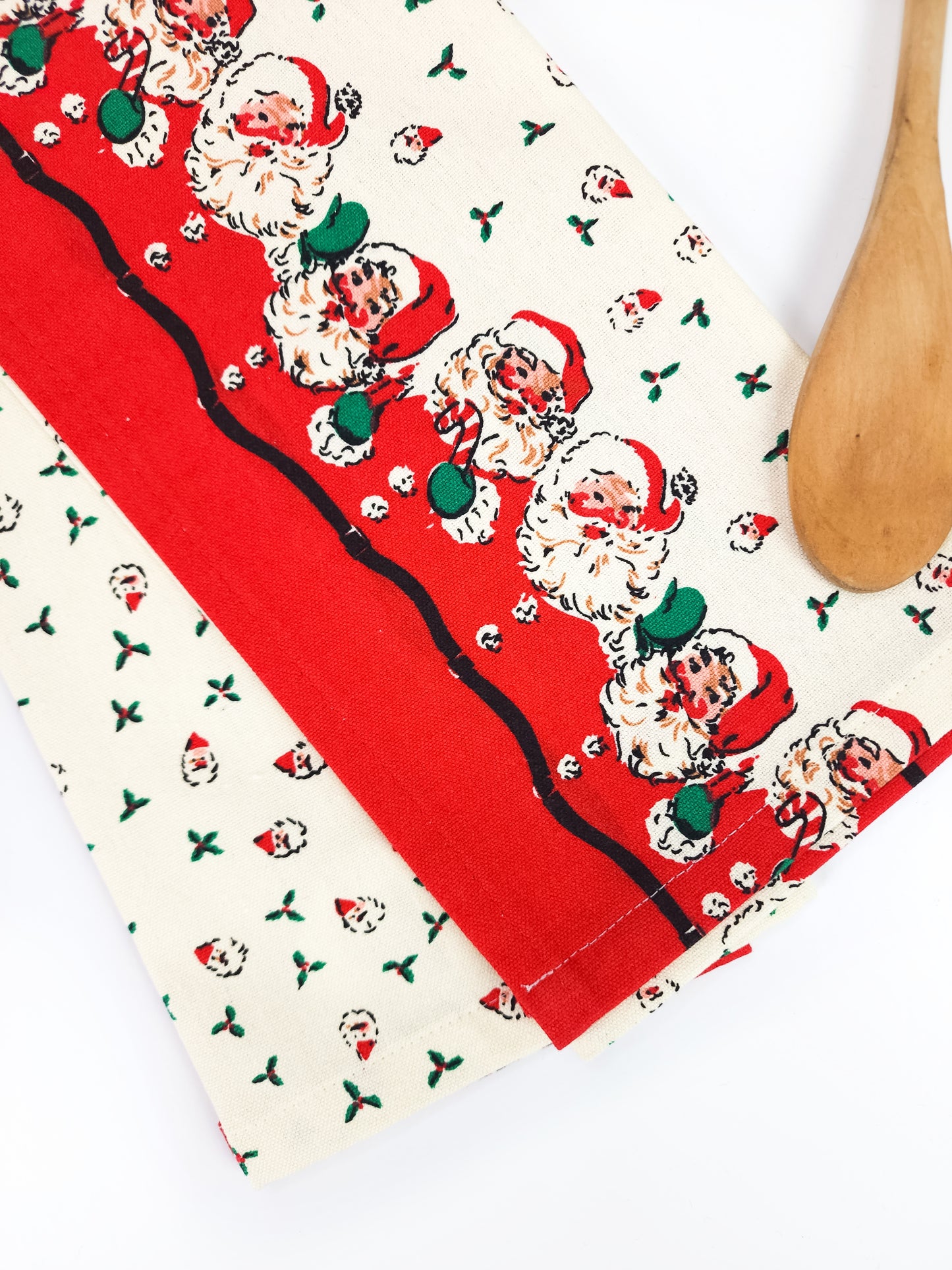 Vintage Inspired Santa Towel