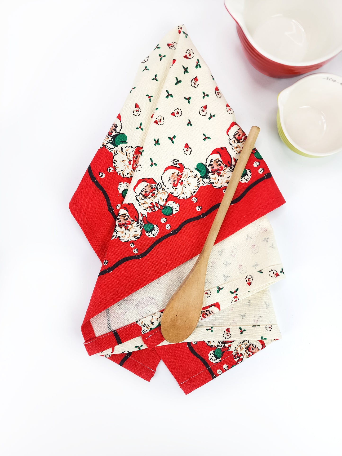Vintage Inspired Santa Towel