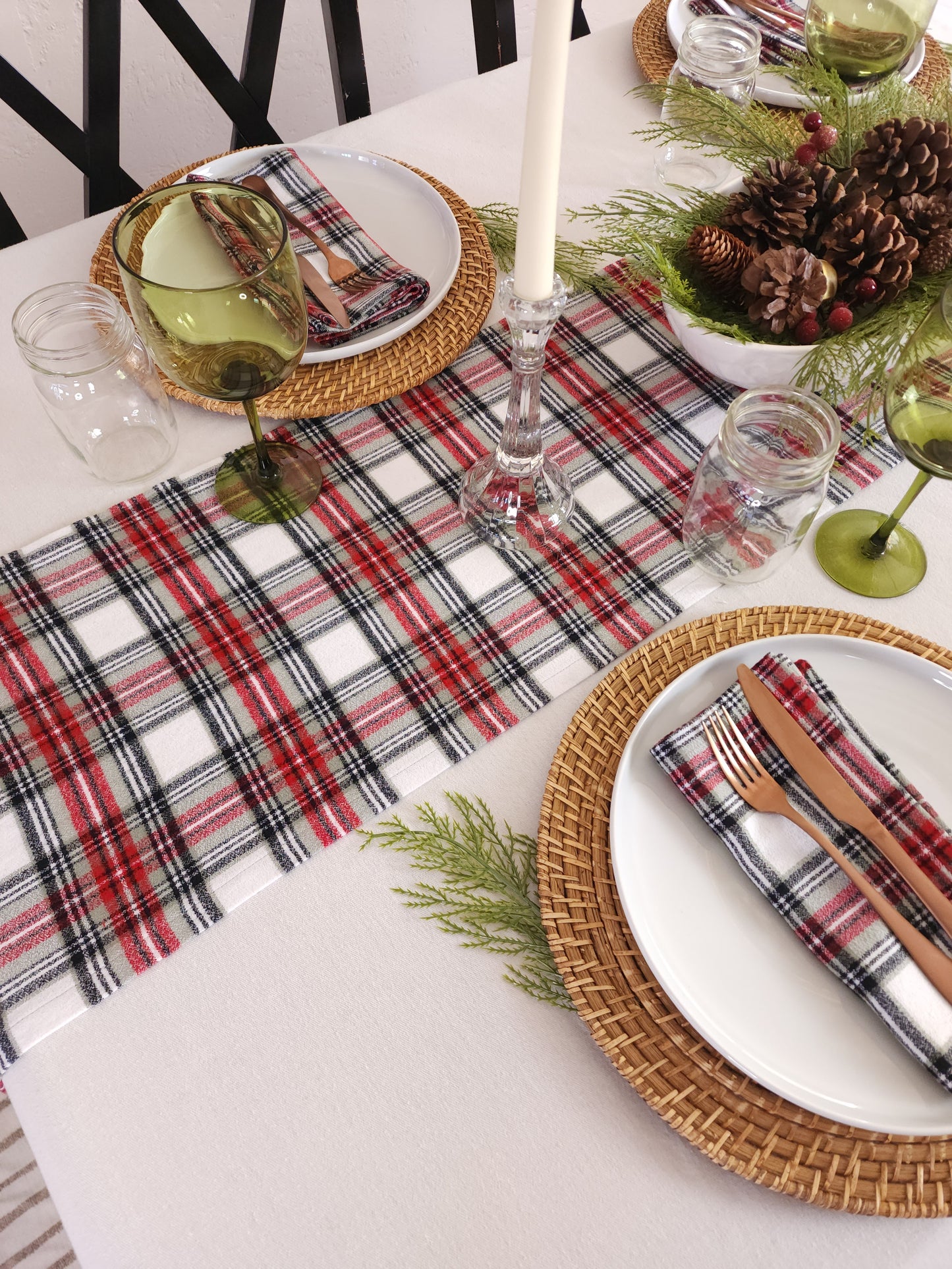 Plaid Flannel Table Runner