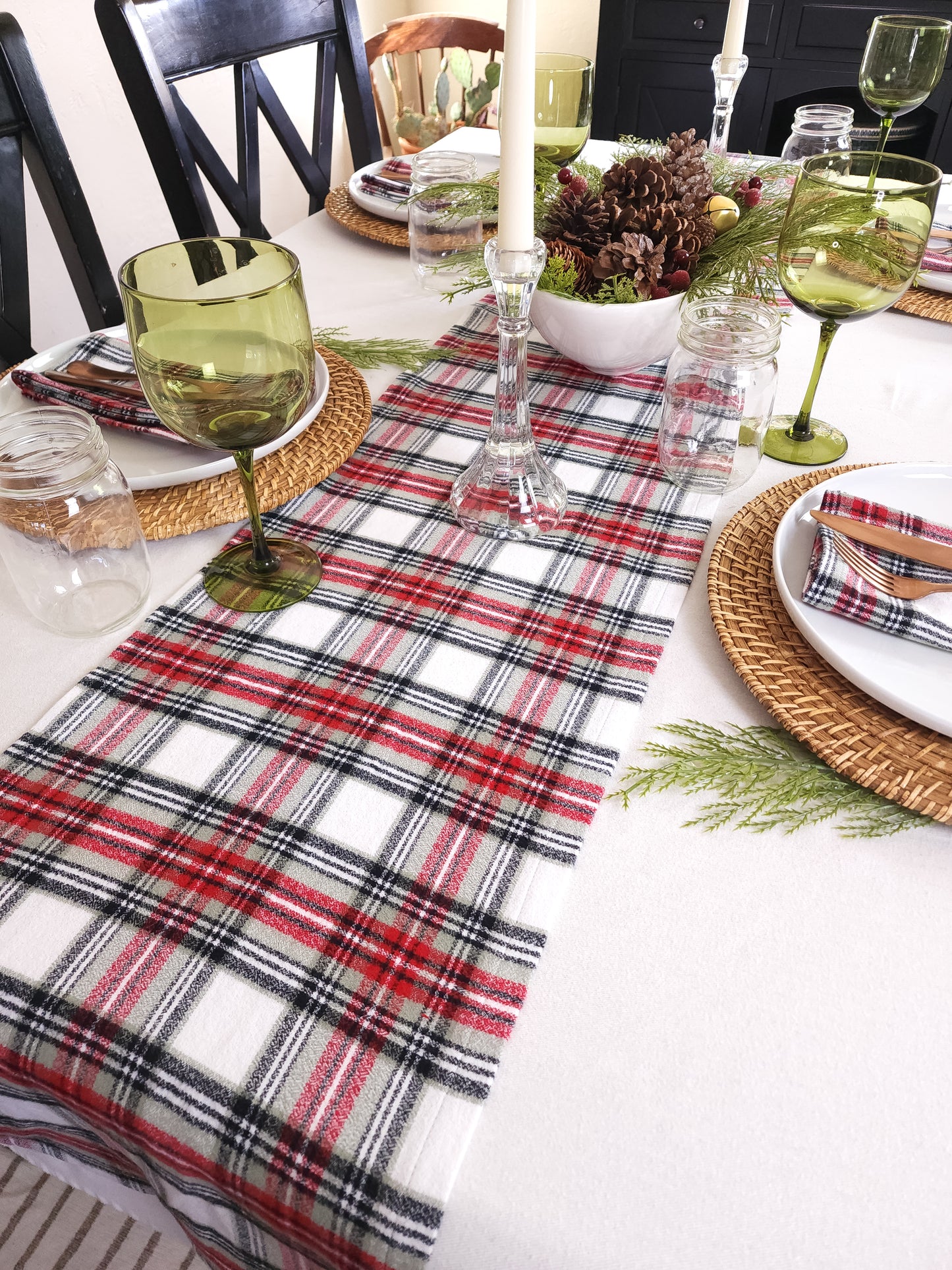 Plaid Flannel Table Runner