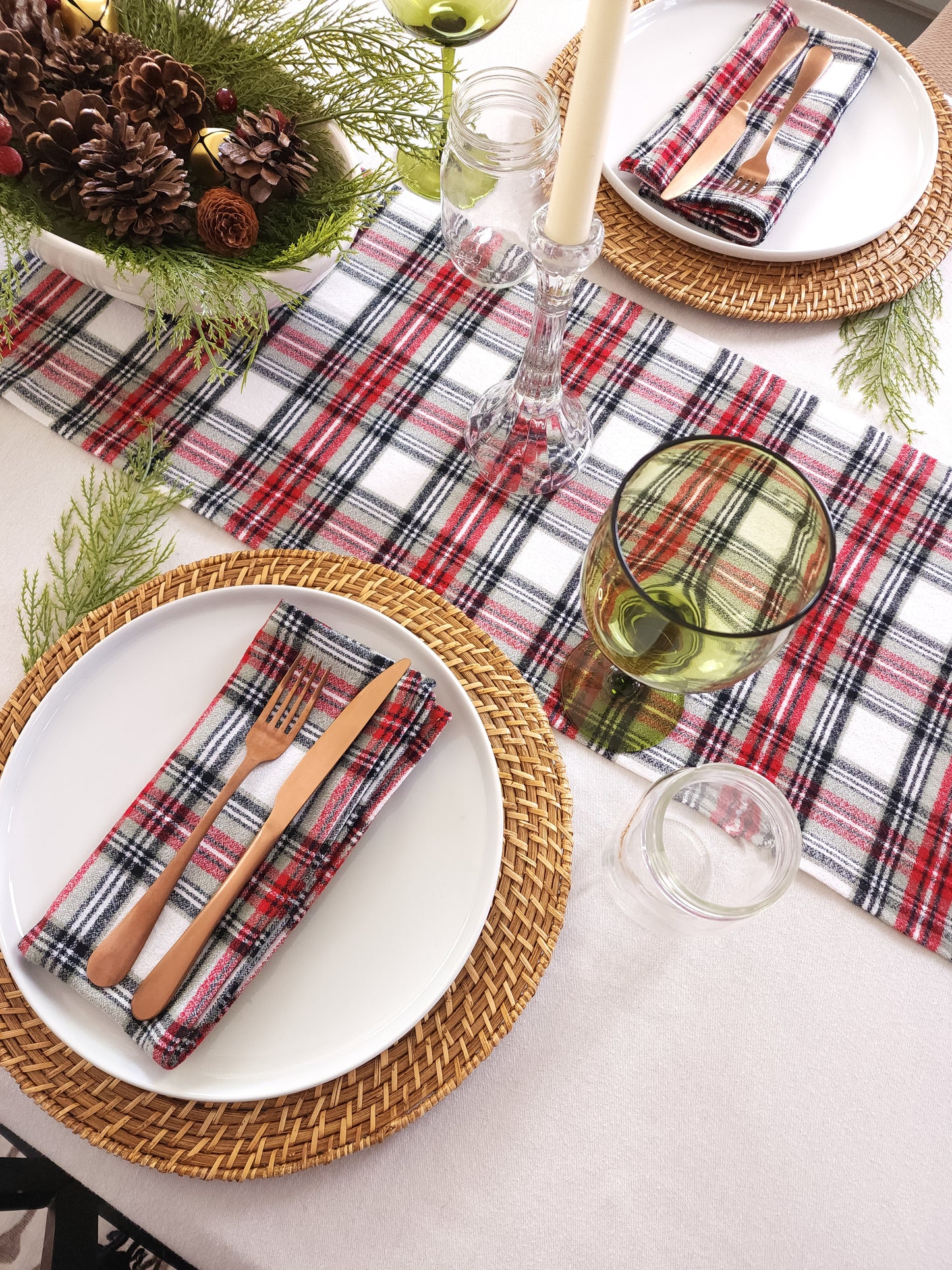 Plaid Flannel Table Runner