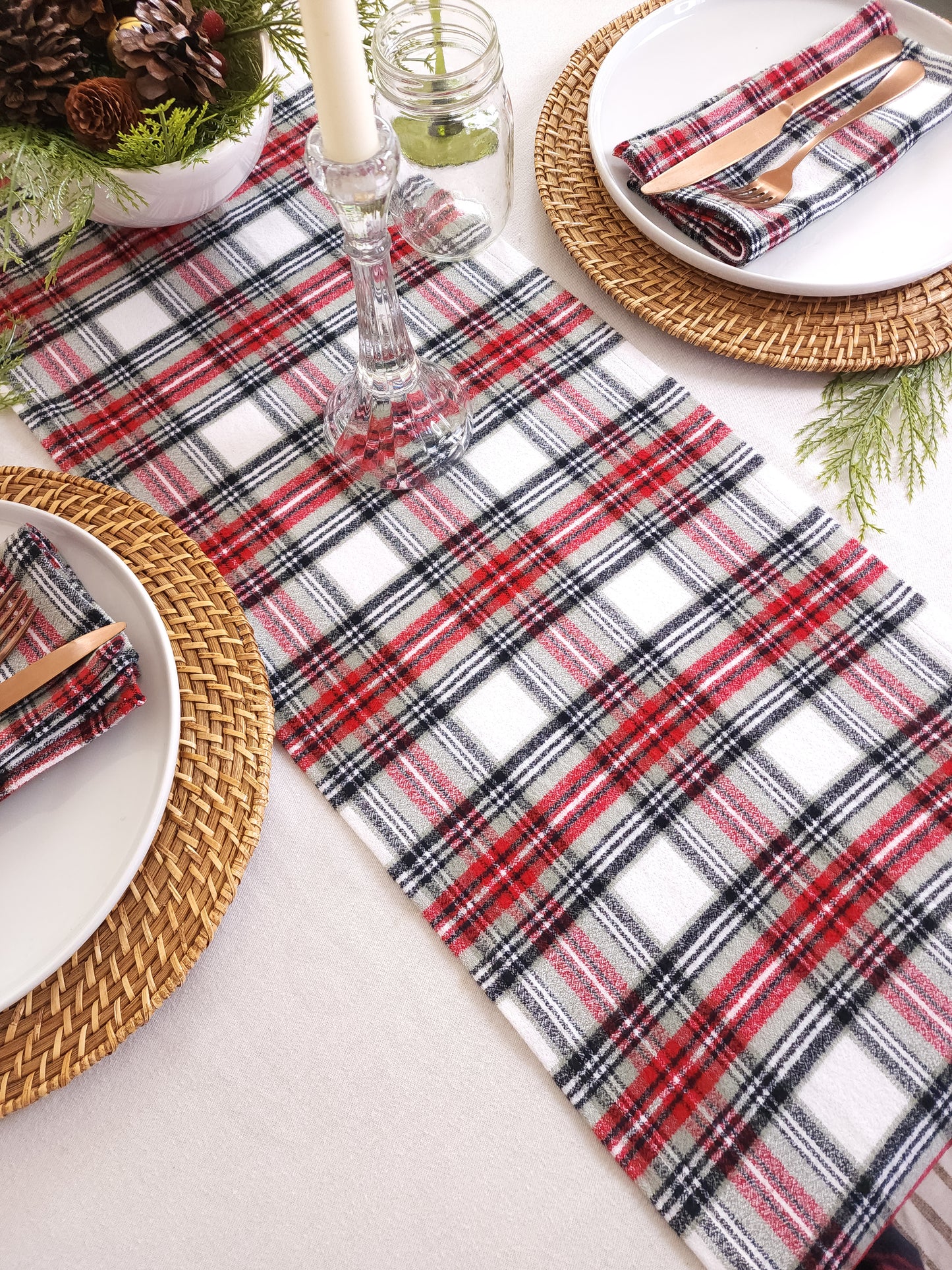 Plaid Flannel Table Runner