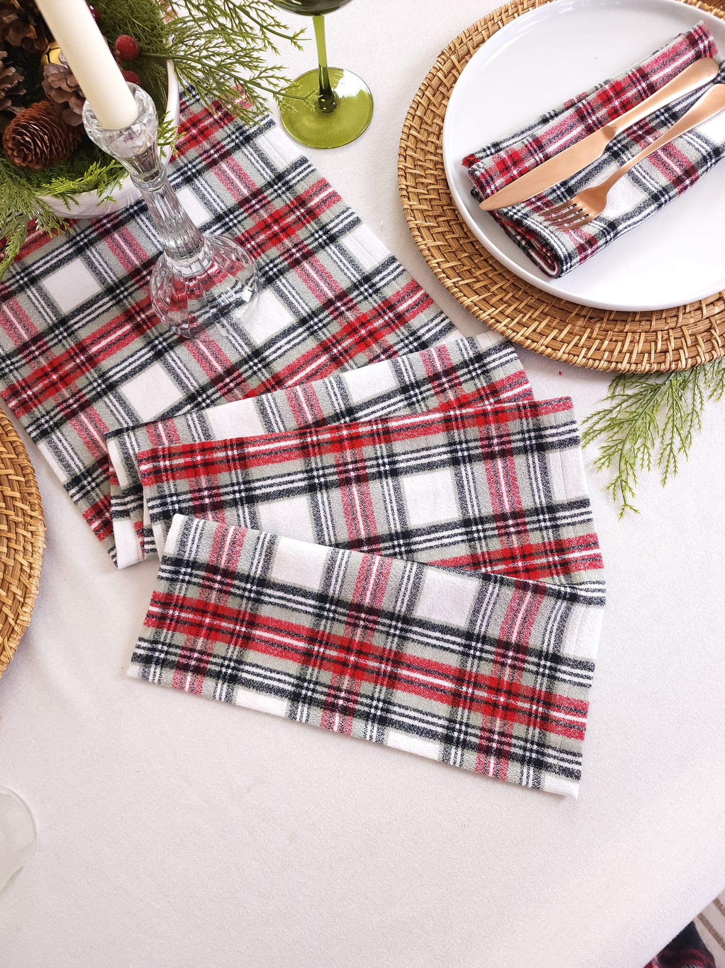 Plaid Flannel Table Runner