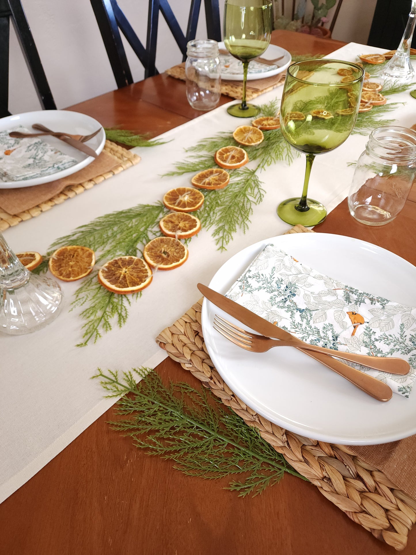 Neutral Table Runner