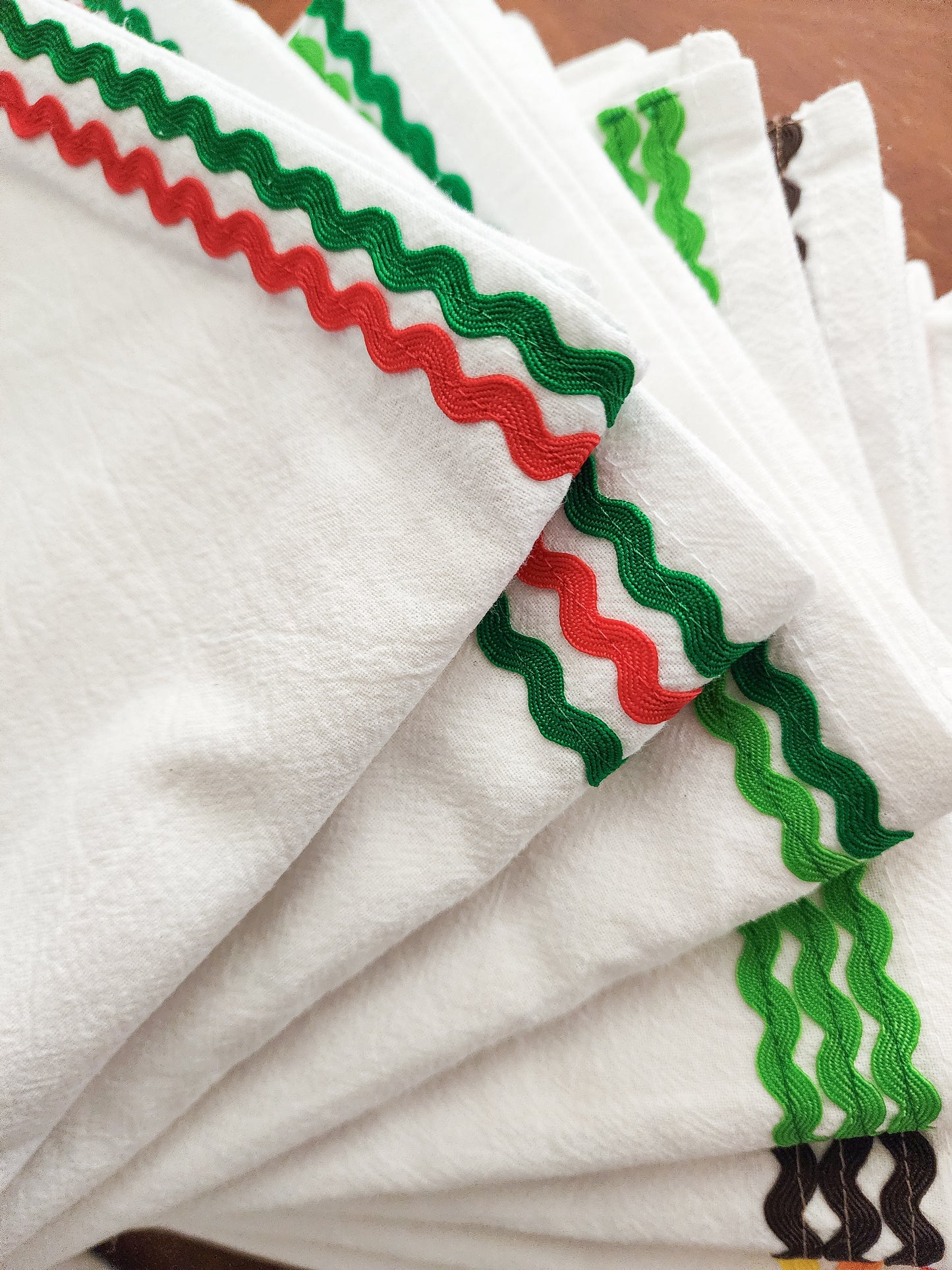 Ric-Rac Flour Sack Towels