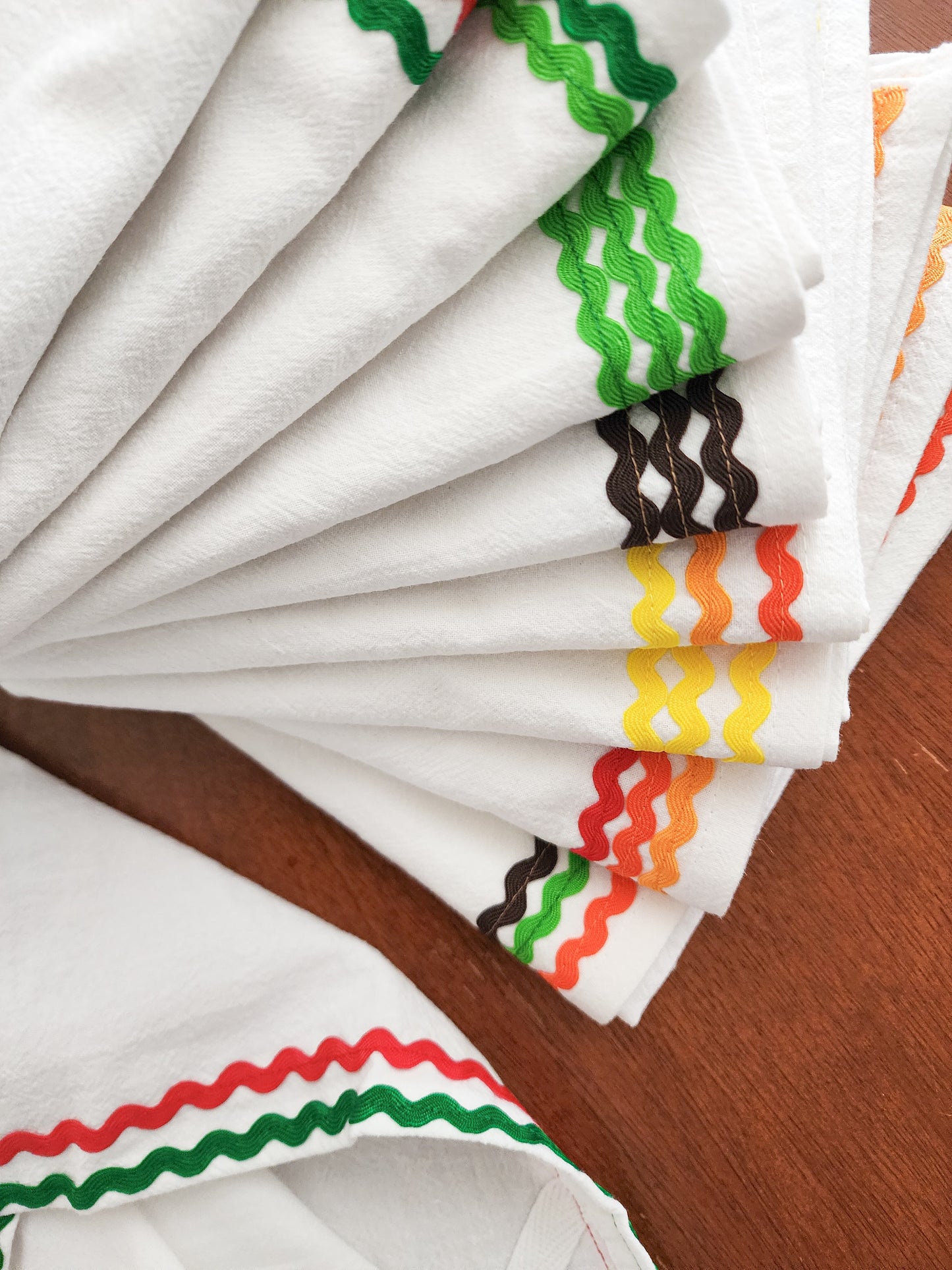 Ric-Rac Flour Sack Towels
