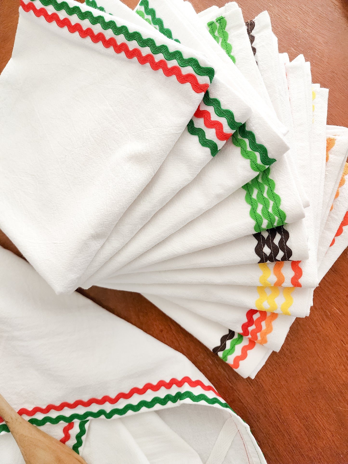 Ric-Rac Flour Sack Towels