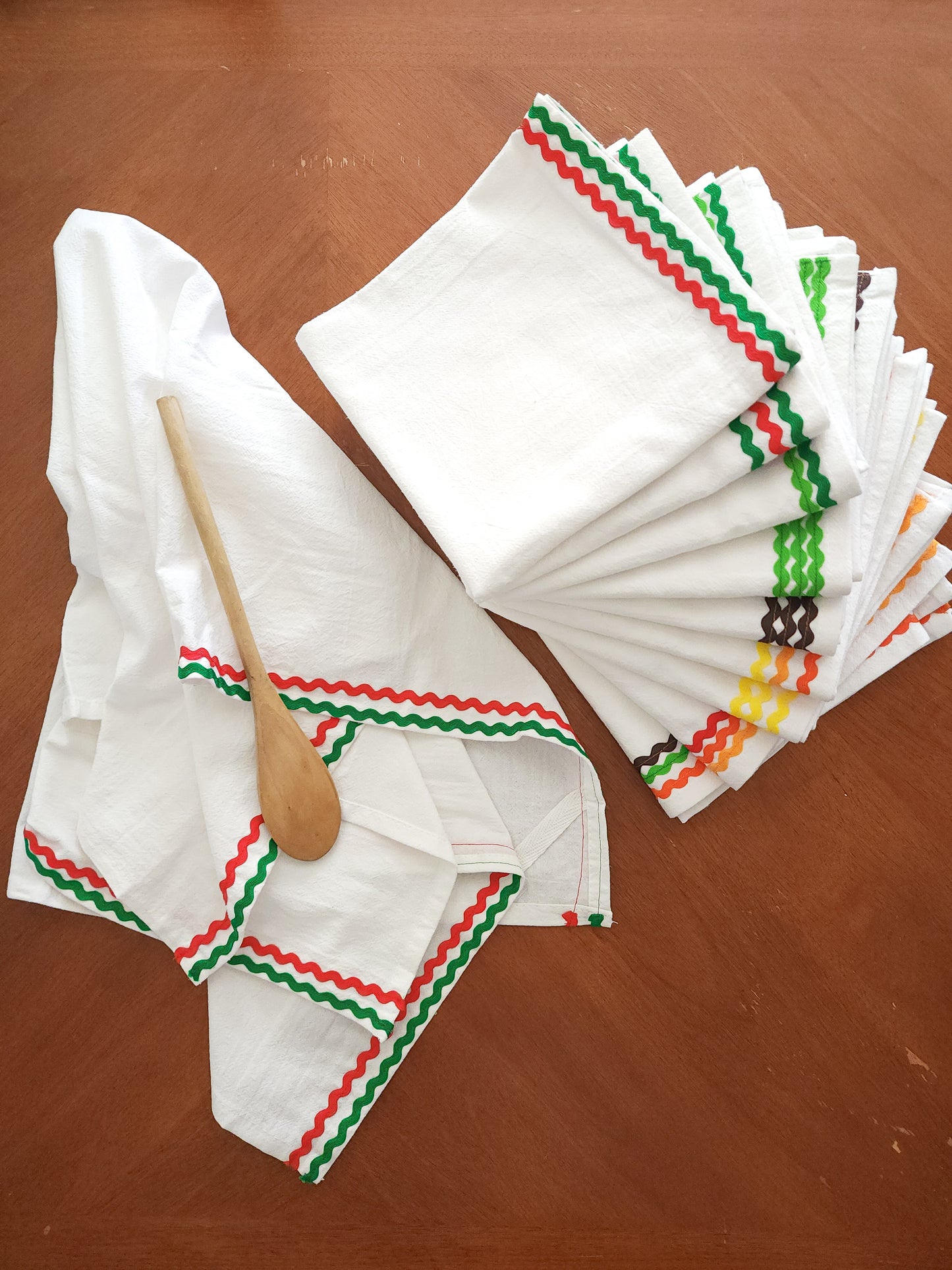 Ric-Rac Flour Sack Towels