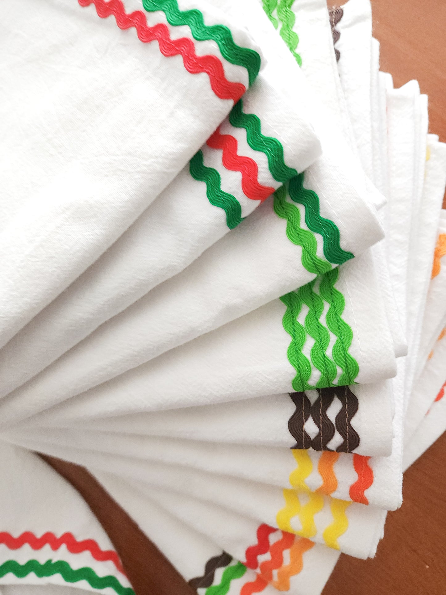 Ric-Rac Flour Sack Towels
