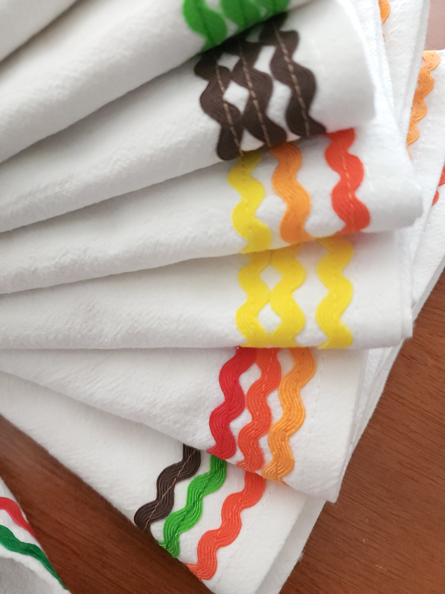 Ric-Rac Flour Sack Towels