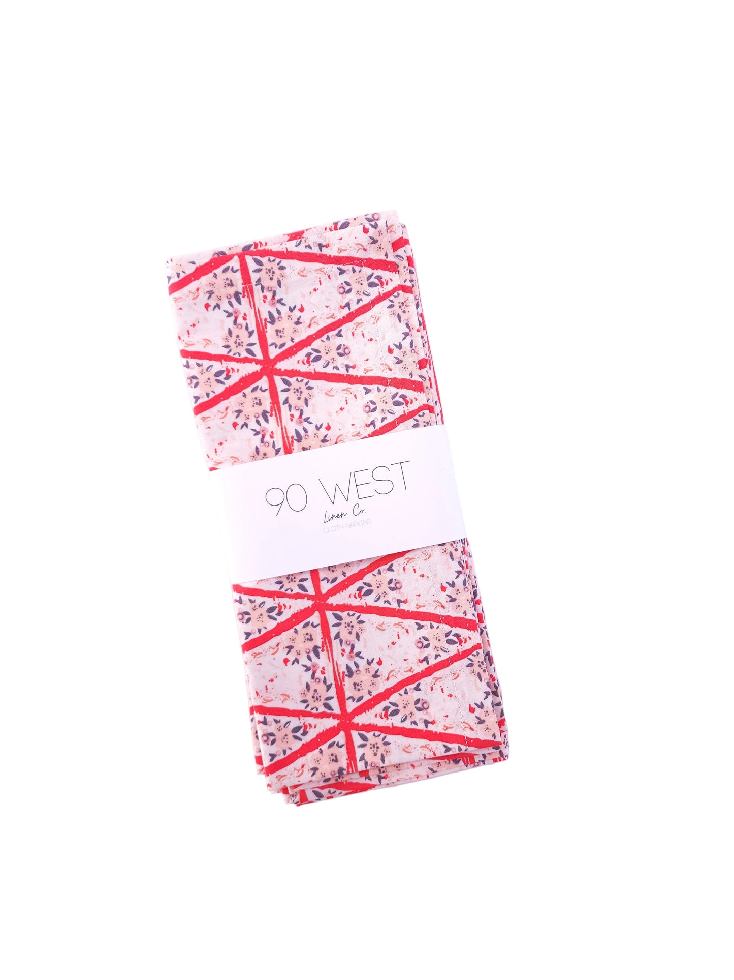 Romantic Floral Cloth Napkins, Set of 4