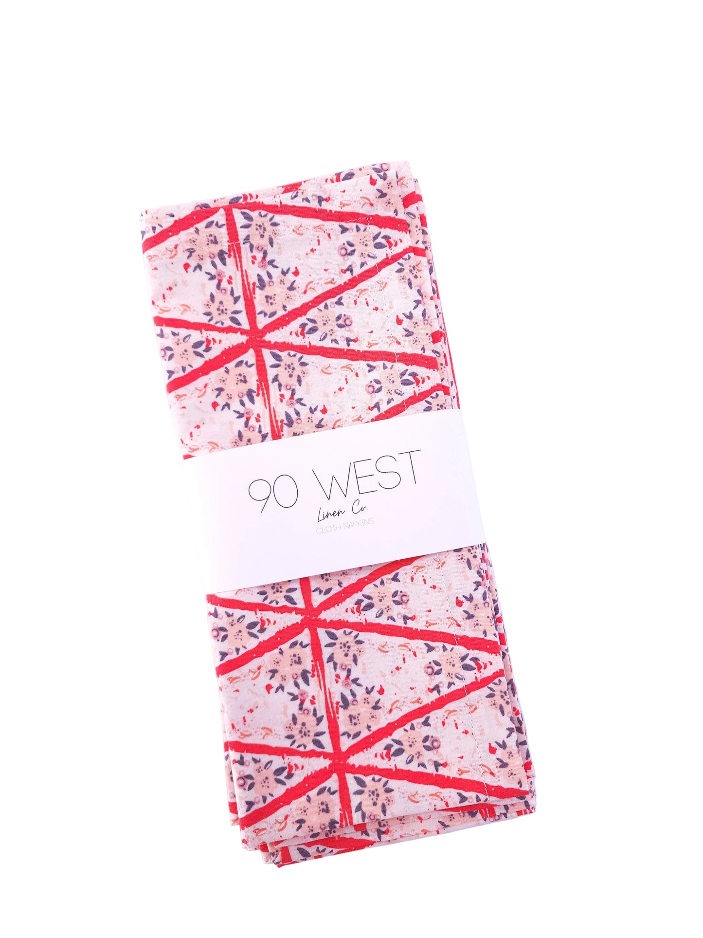 Romantic Floral Cloth Napkins, Set of 4