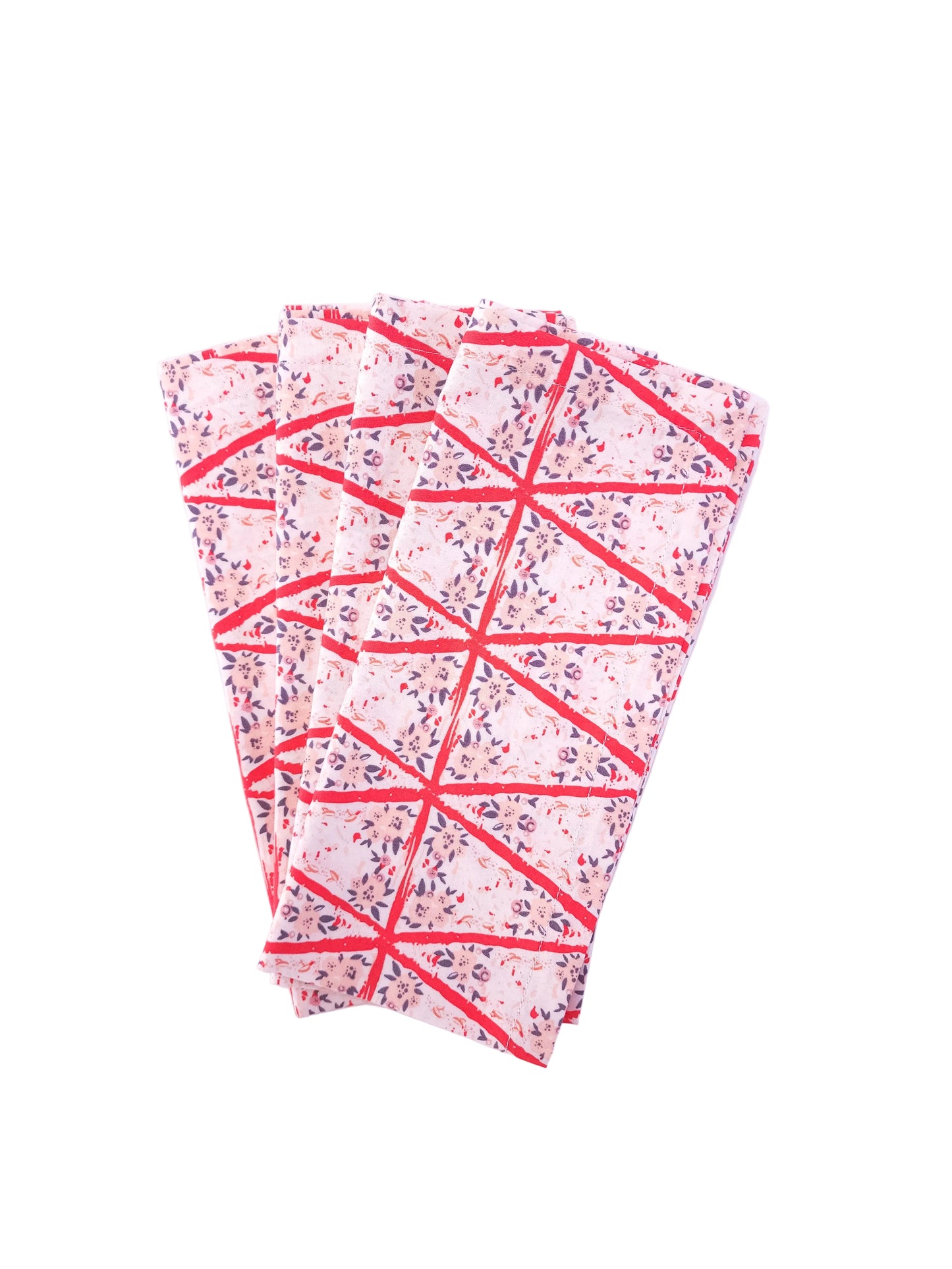 Romantic Floral Cloth Napkins, Set of 4