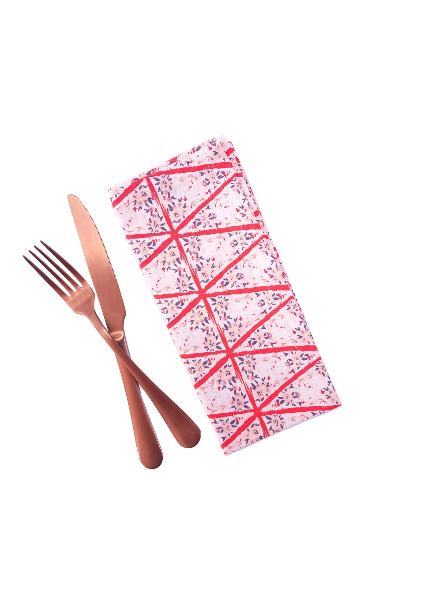 Romantic Floral Cloth Napkins, Set of 4