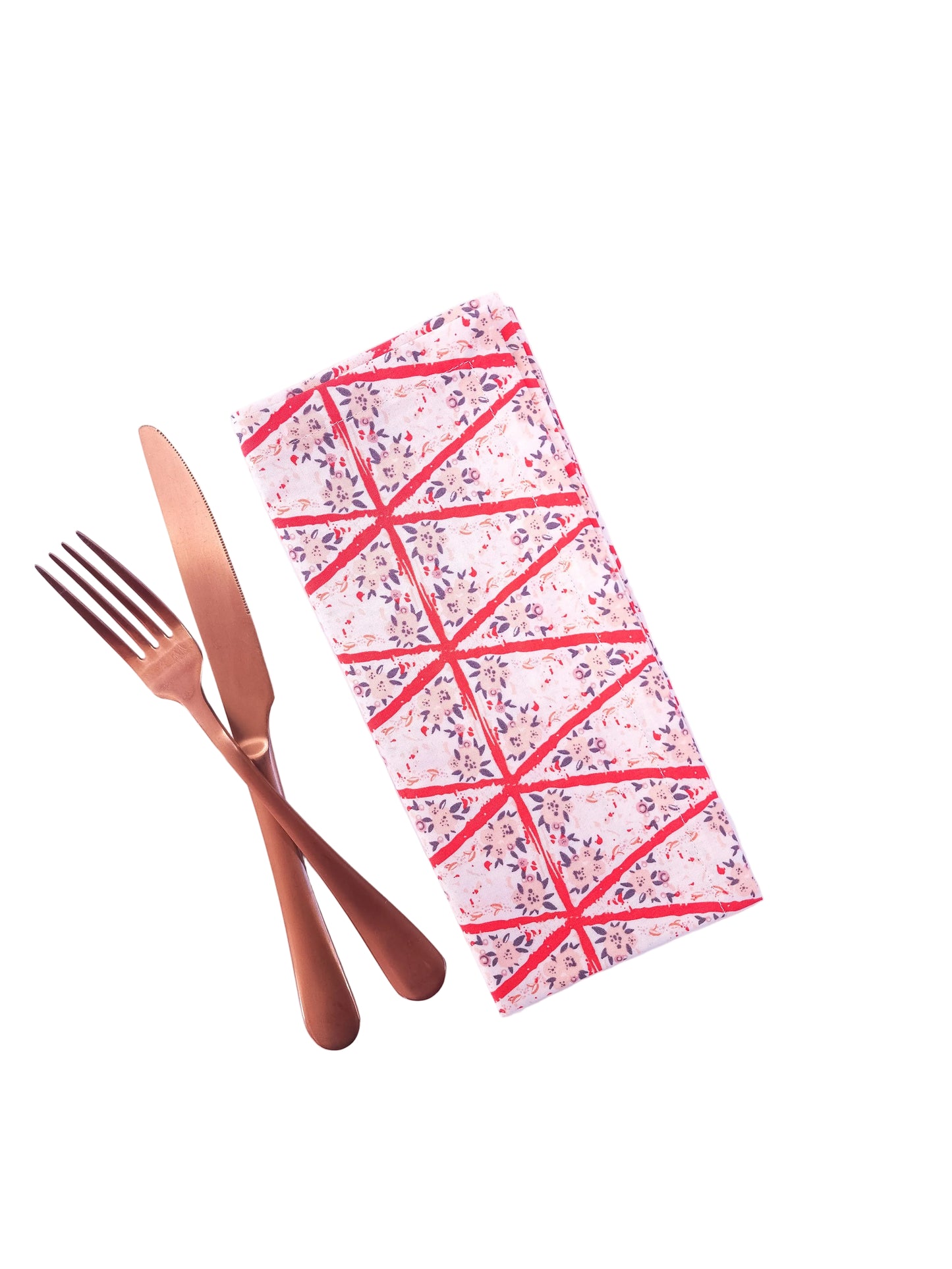 Romantic Floral Cloth Napkins, Set of 4