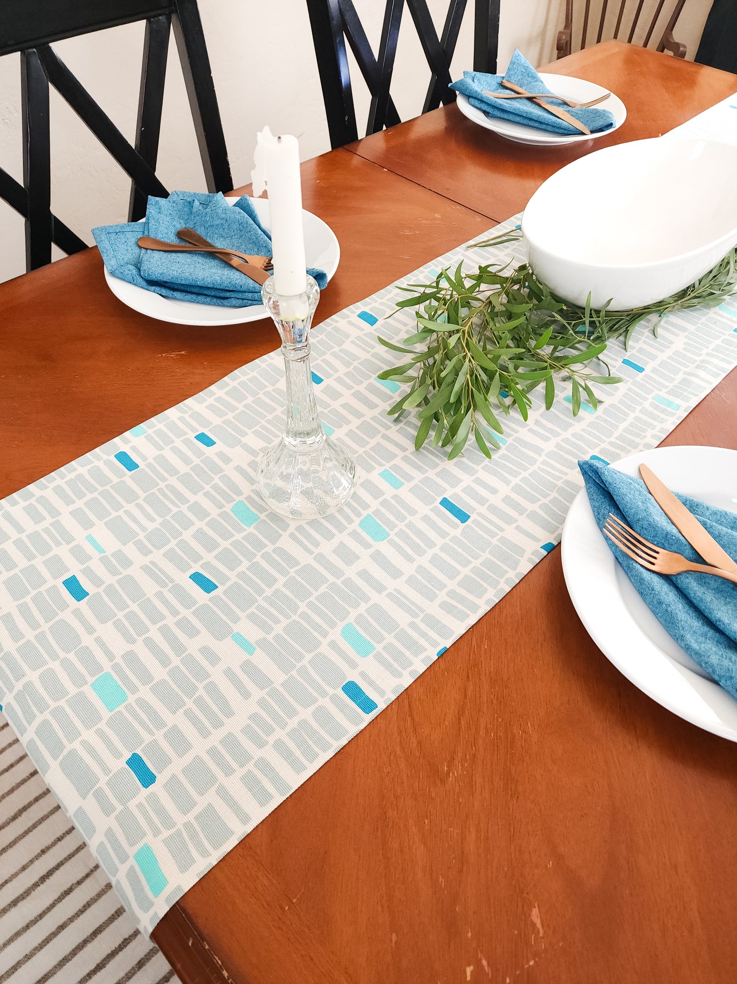 Sea Glass Table Runner