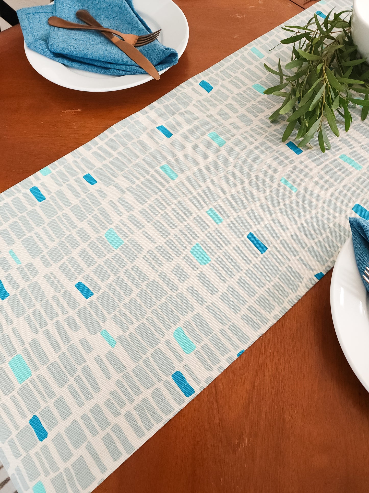 Sea Glass Table Runner