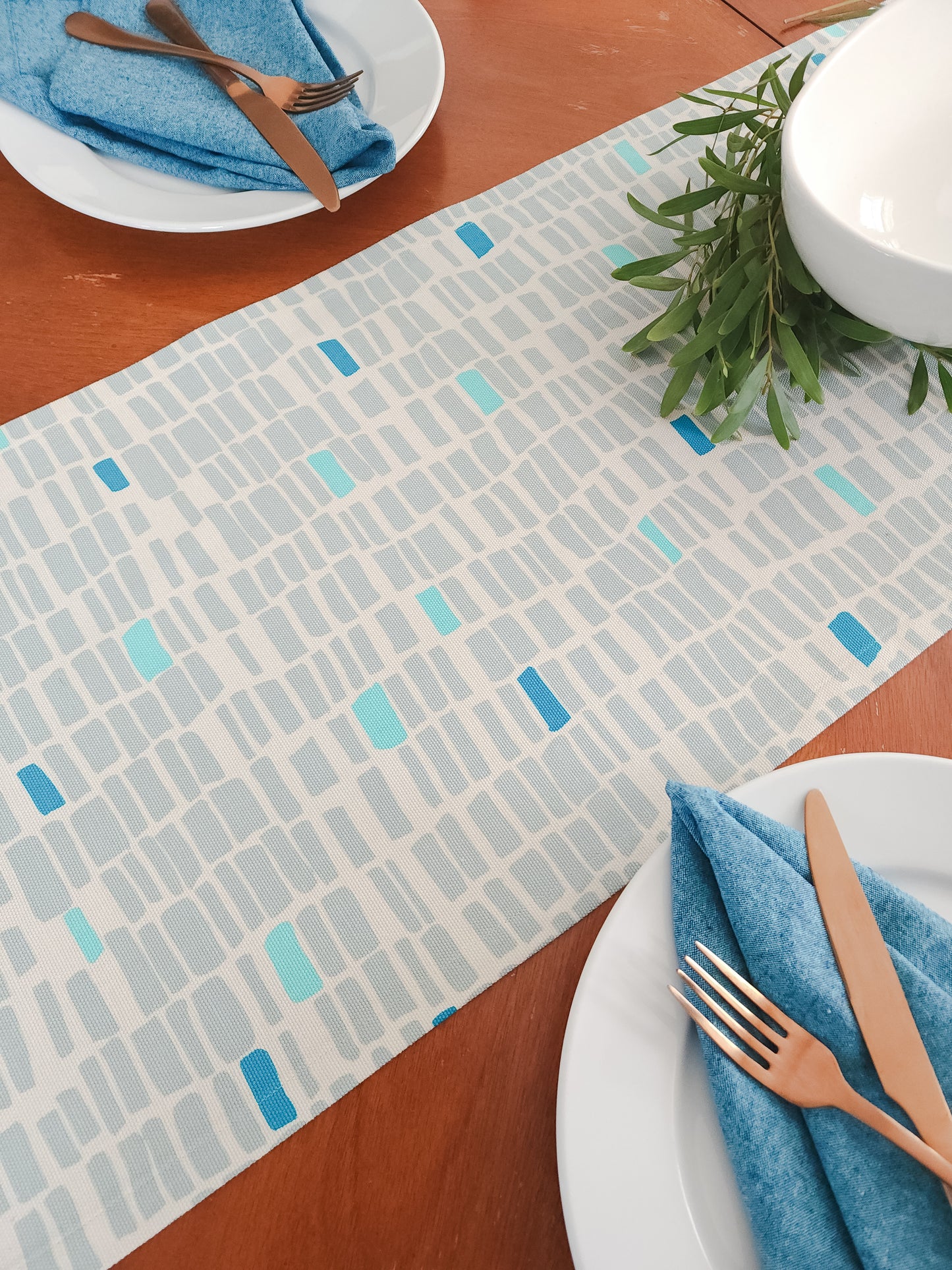 Sea Glass Table Runner