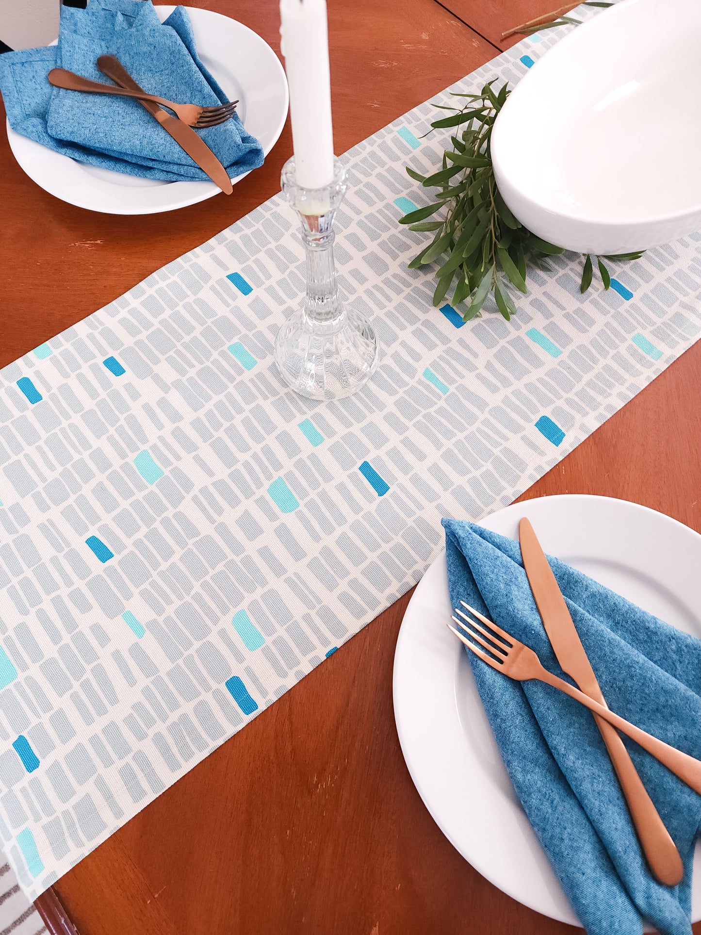 Sea Glass Table Runner