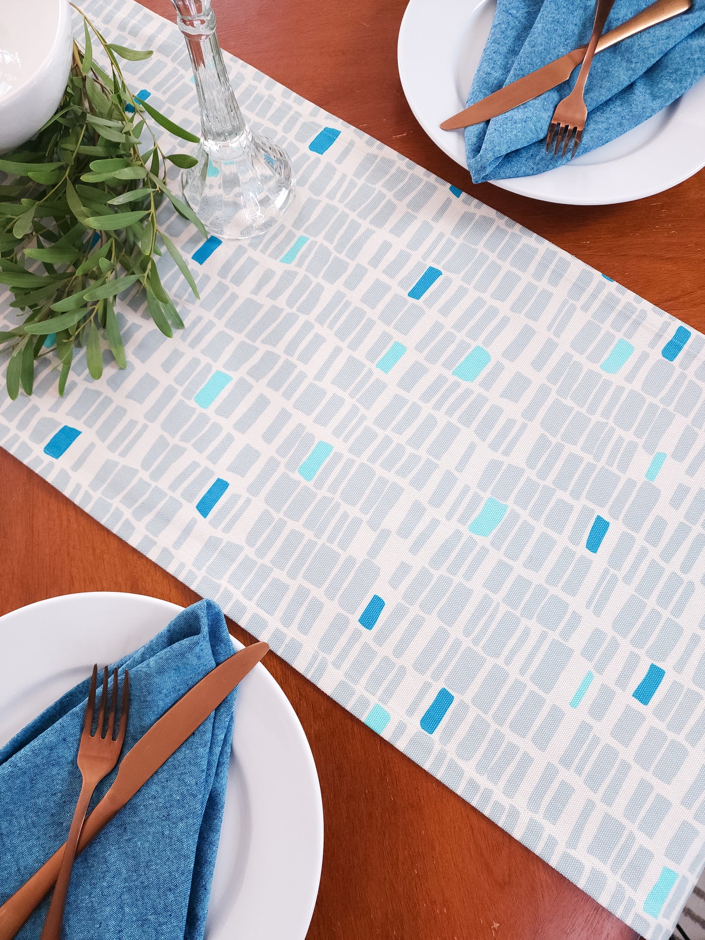 Sea Glass Table Runner