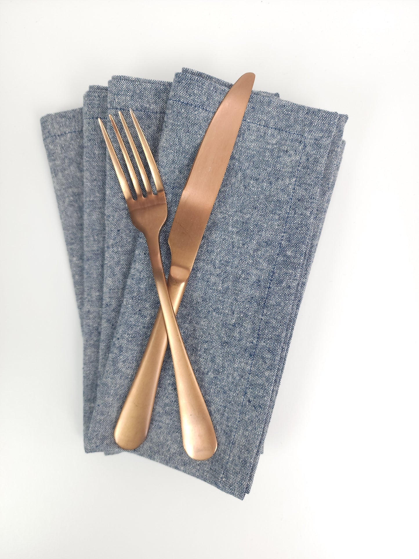Indigo Linen Napkins
