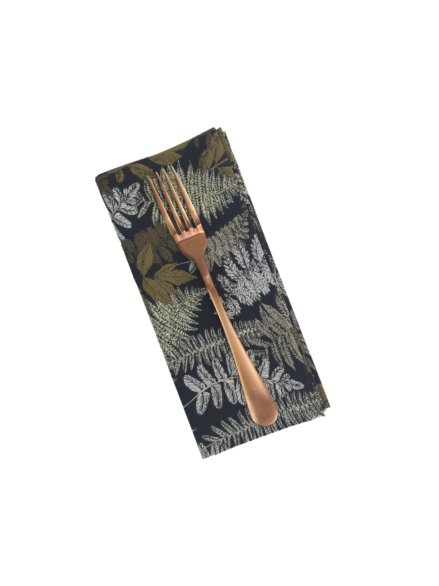 Fern Cloth Napkins, Set of 4 Cotton Cloth Napkins
