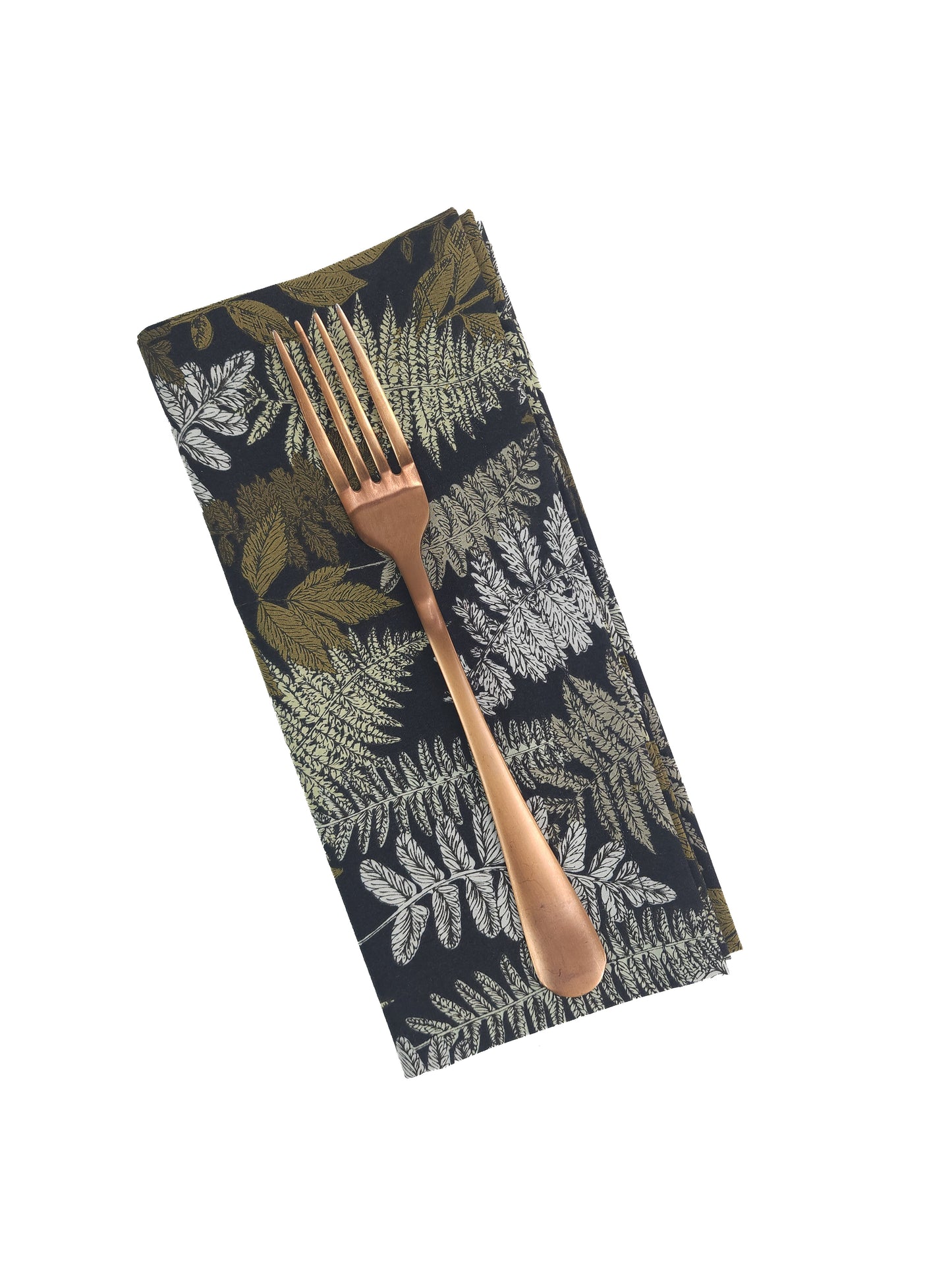 Fern Cloth Napkins, Set of 4 Cotton Cloth Napkins