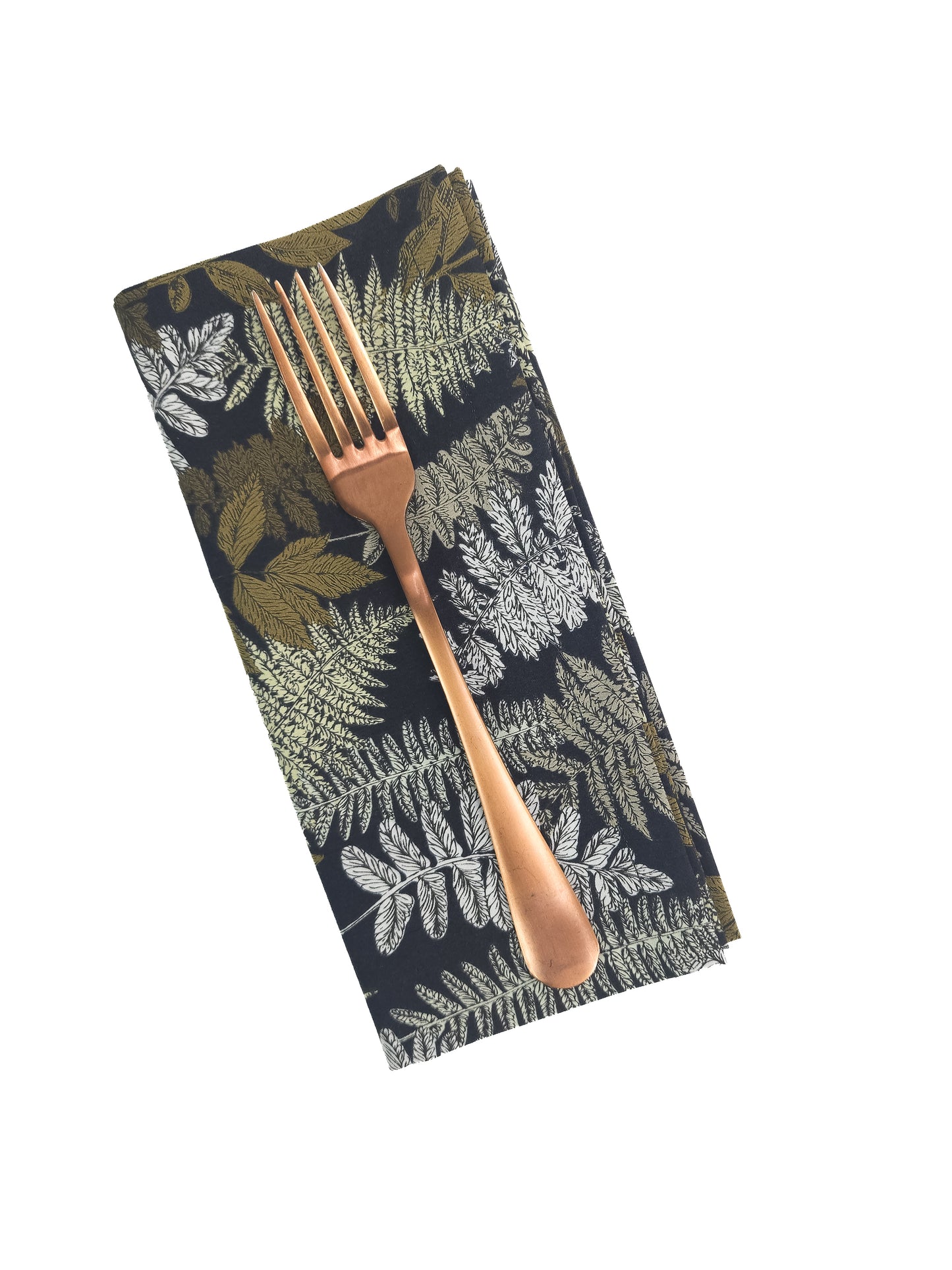 Fern Cloth Napkins, Set of 4 Cotton Cloth Napkins