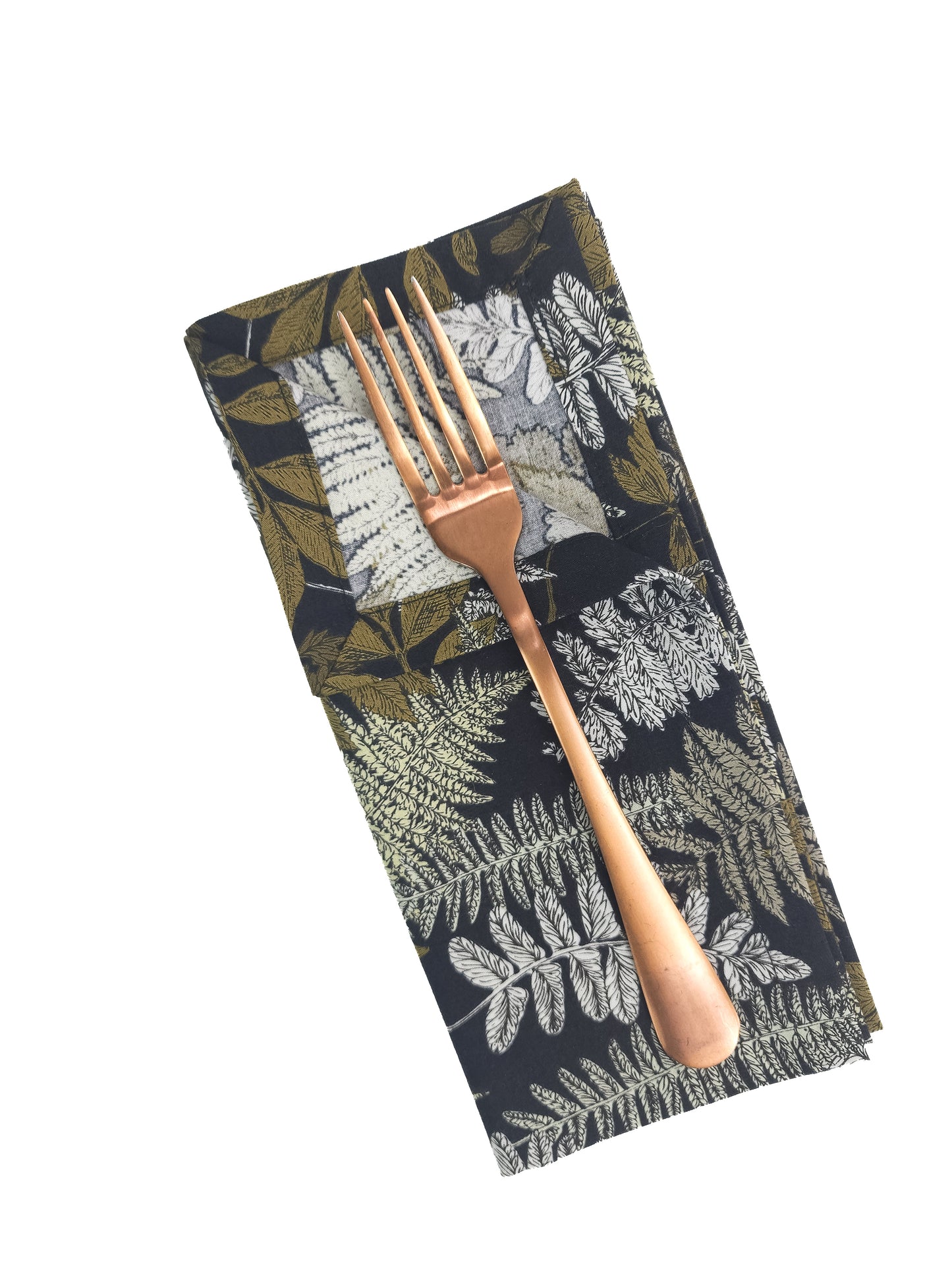Fern Cloth Napkins, Set of 4 Cotton Cloth Napkins