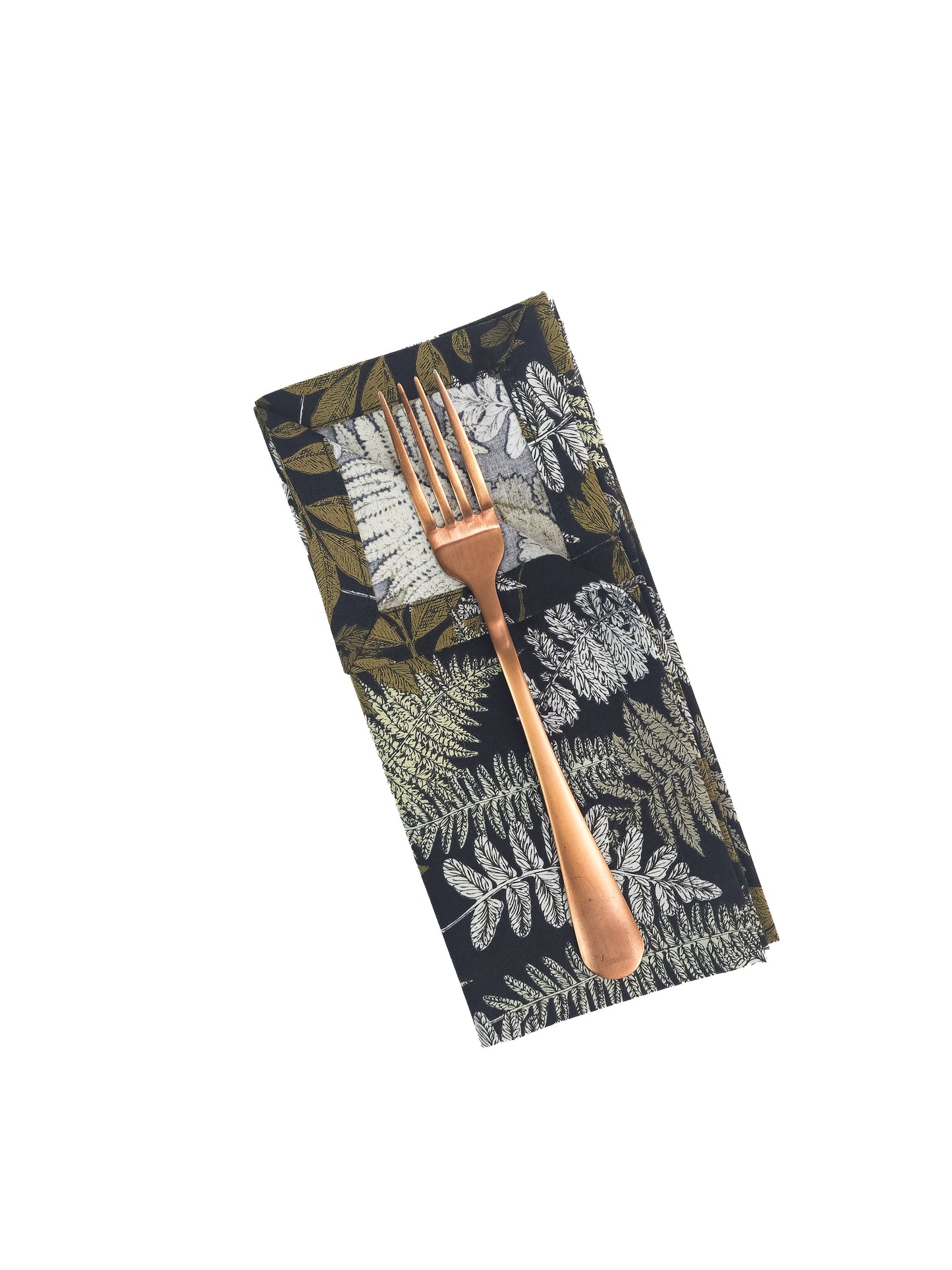 Fern Cloth Napkins, Set of 4 Cotton Cloth Napkins