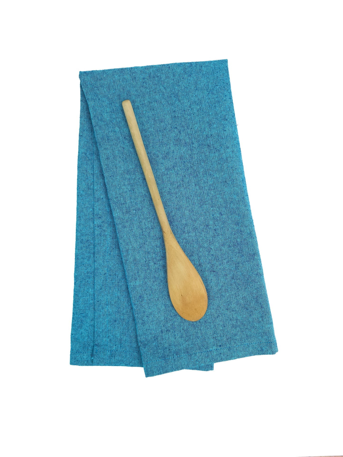 Tumbled Teal Linen Towel
