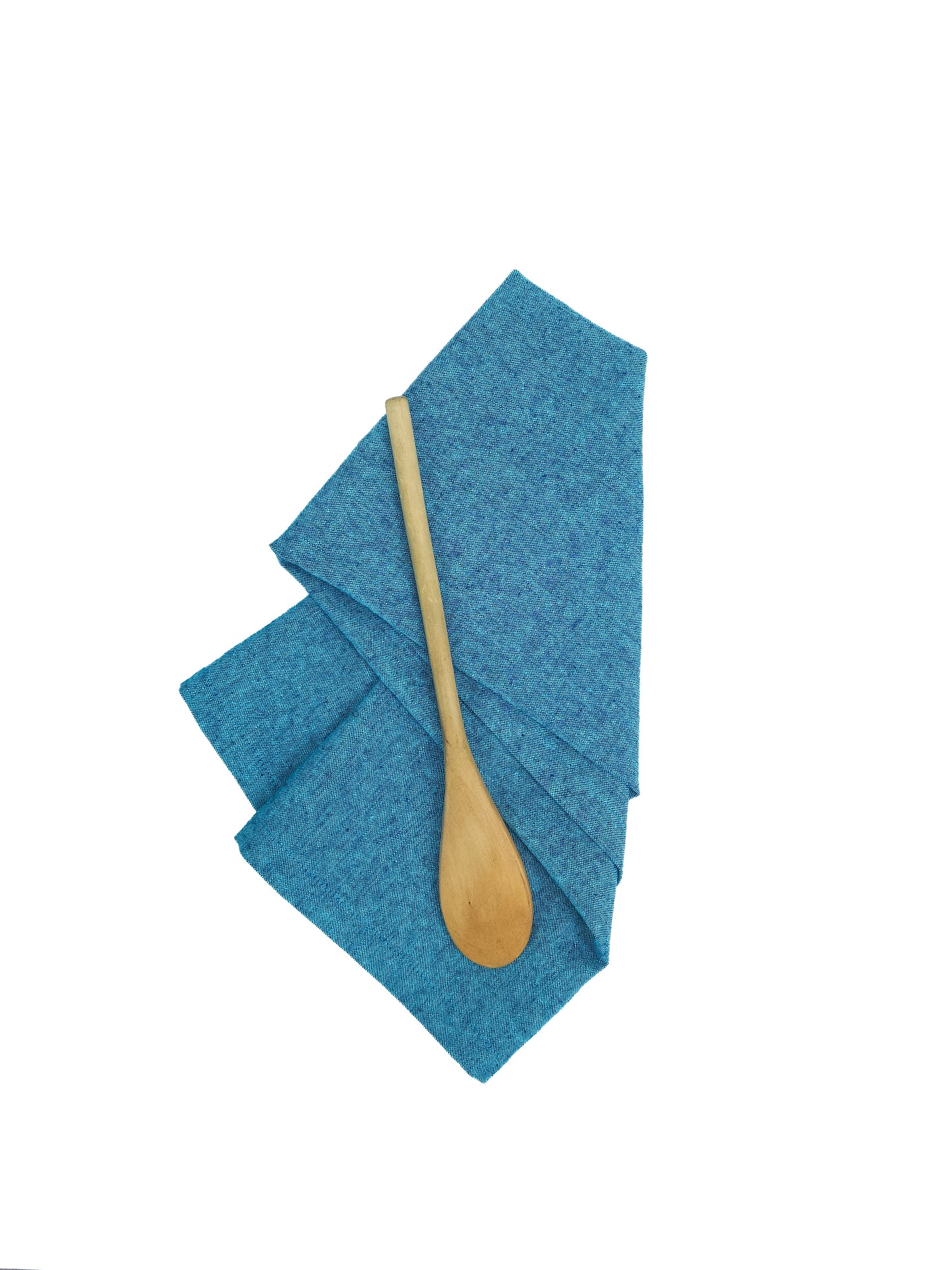 Tumbled Teal Linen Towel