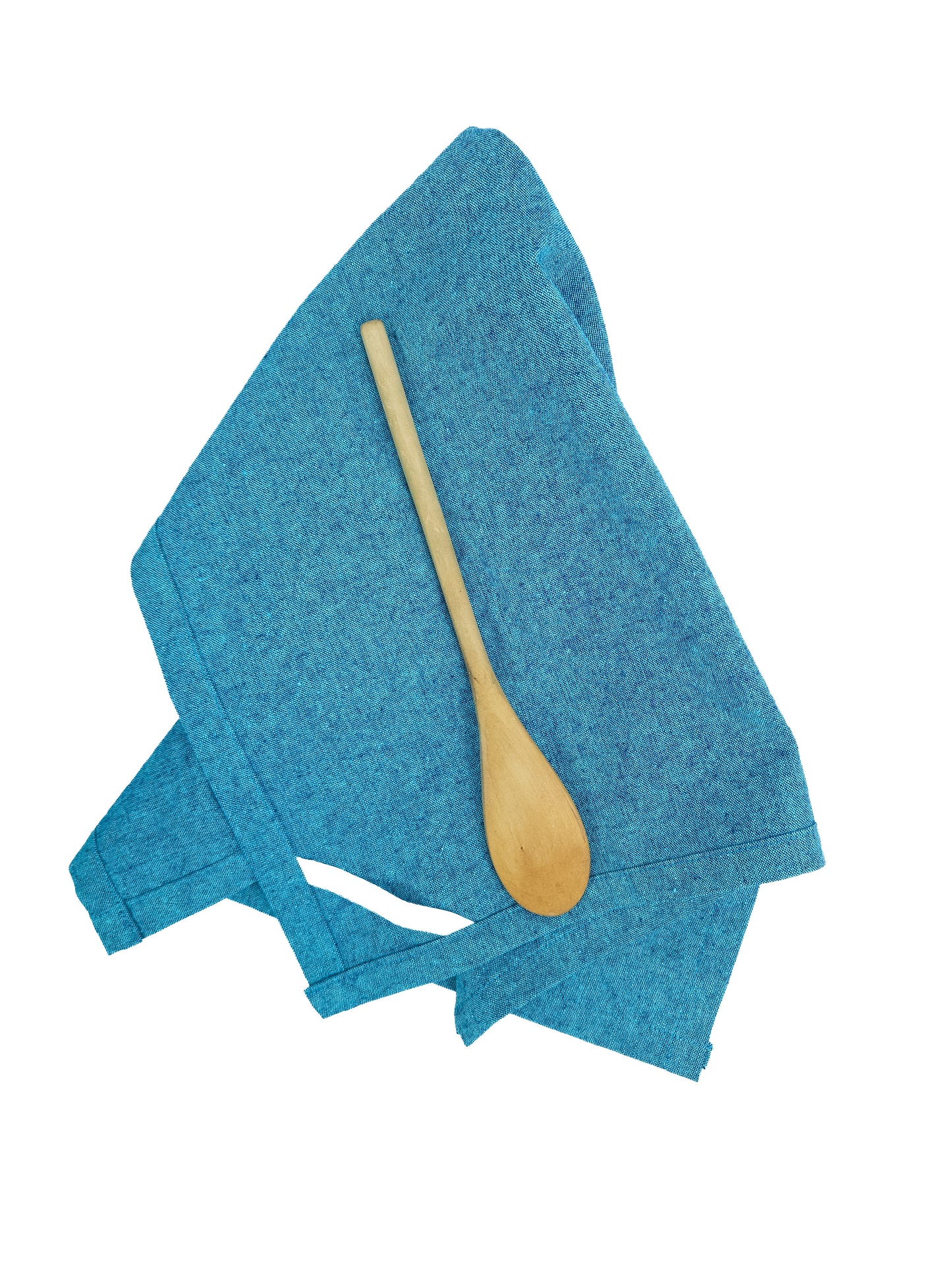 Tumbled Teal Linen Towel
